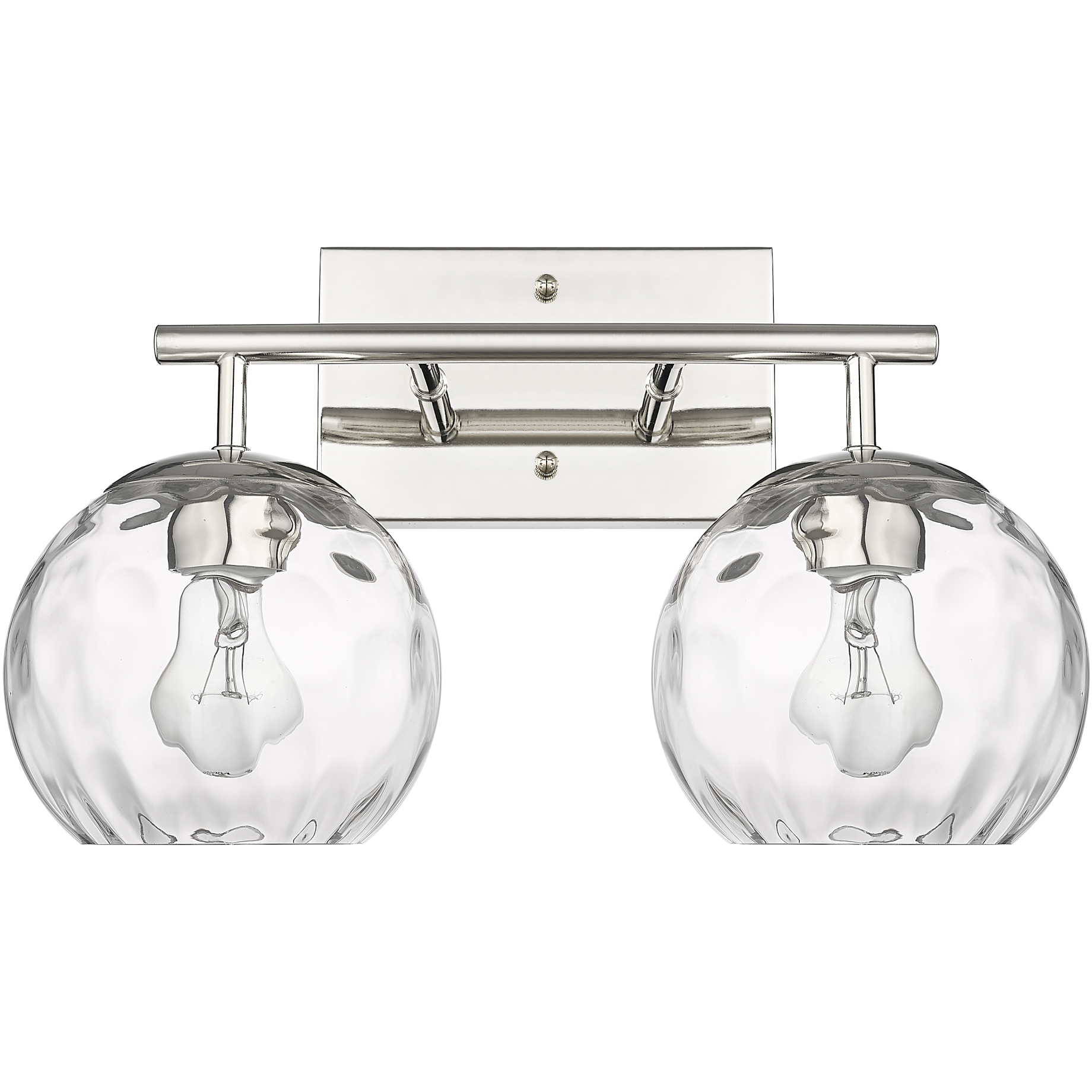 Mackenzie 2 Light 16 inch Polished Nickel Vanity Light Wall Light