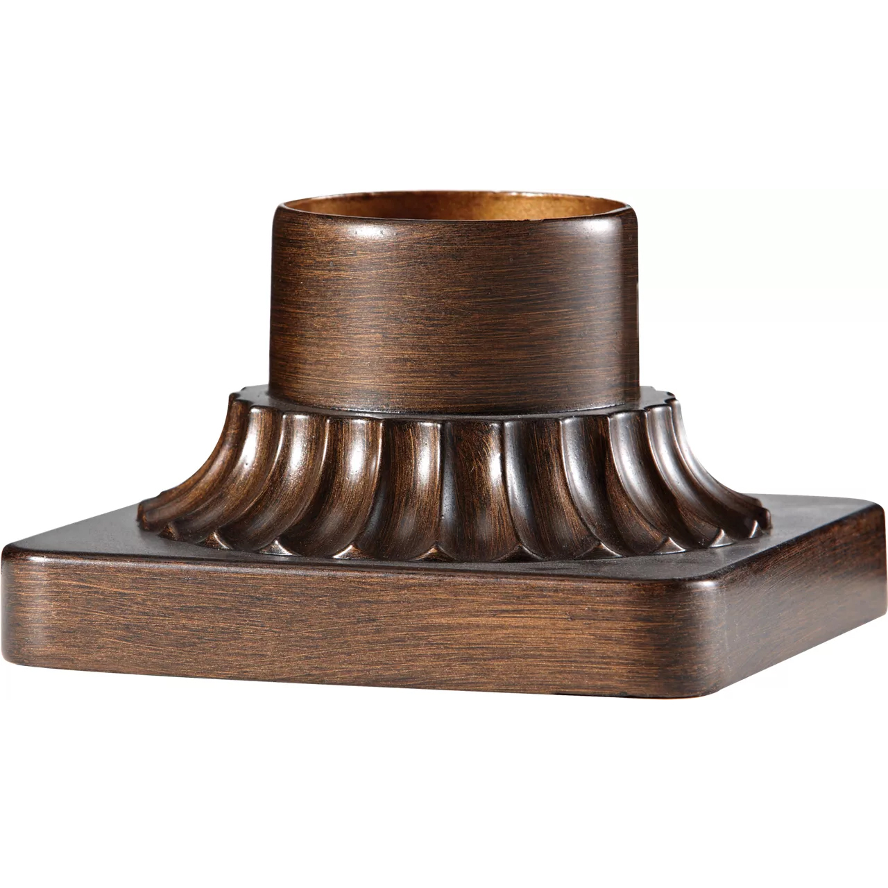 Outdoor Pier Mounts 5.75 inch Heritage Bronze Pier Mount Base