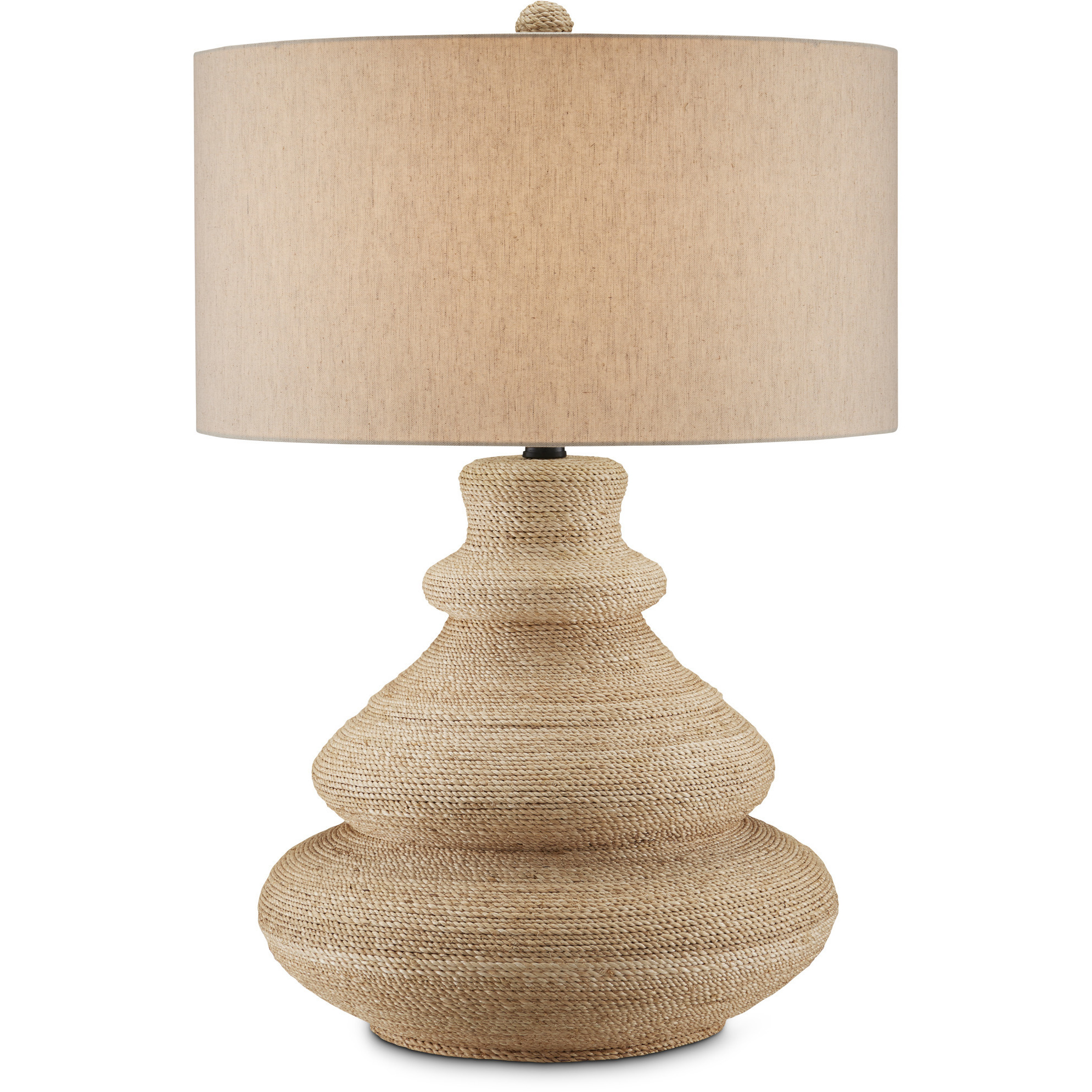 Jaru 33 inch 150 watt Natural Table Lamp Portable Light