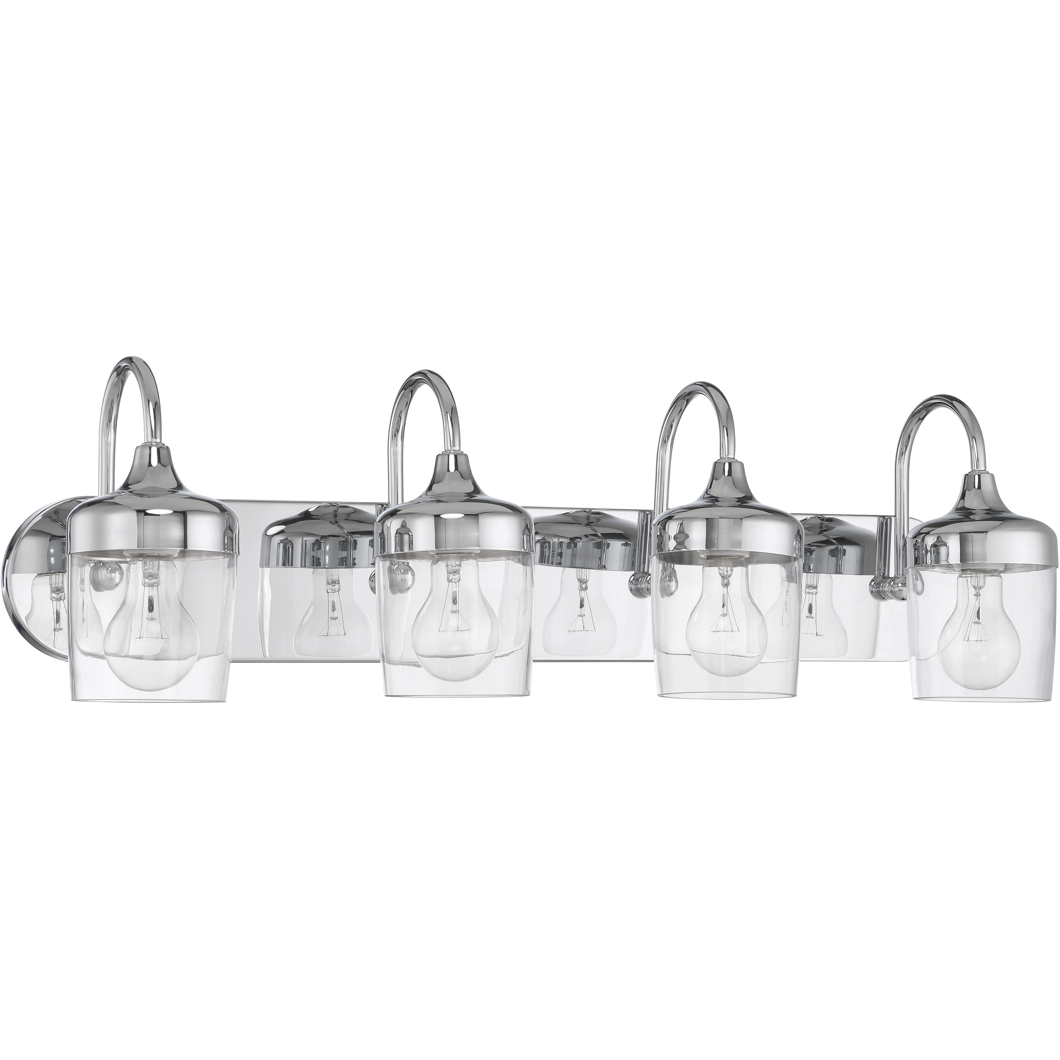Wrenn 4 Light 30 inch Chrome Vanity Light Wall Light