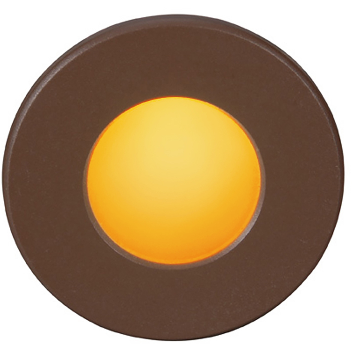 WAC 120V Step Light LED 3 inch Bronze ADA Step and Wall Light in Amber, WAC Lighting