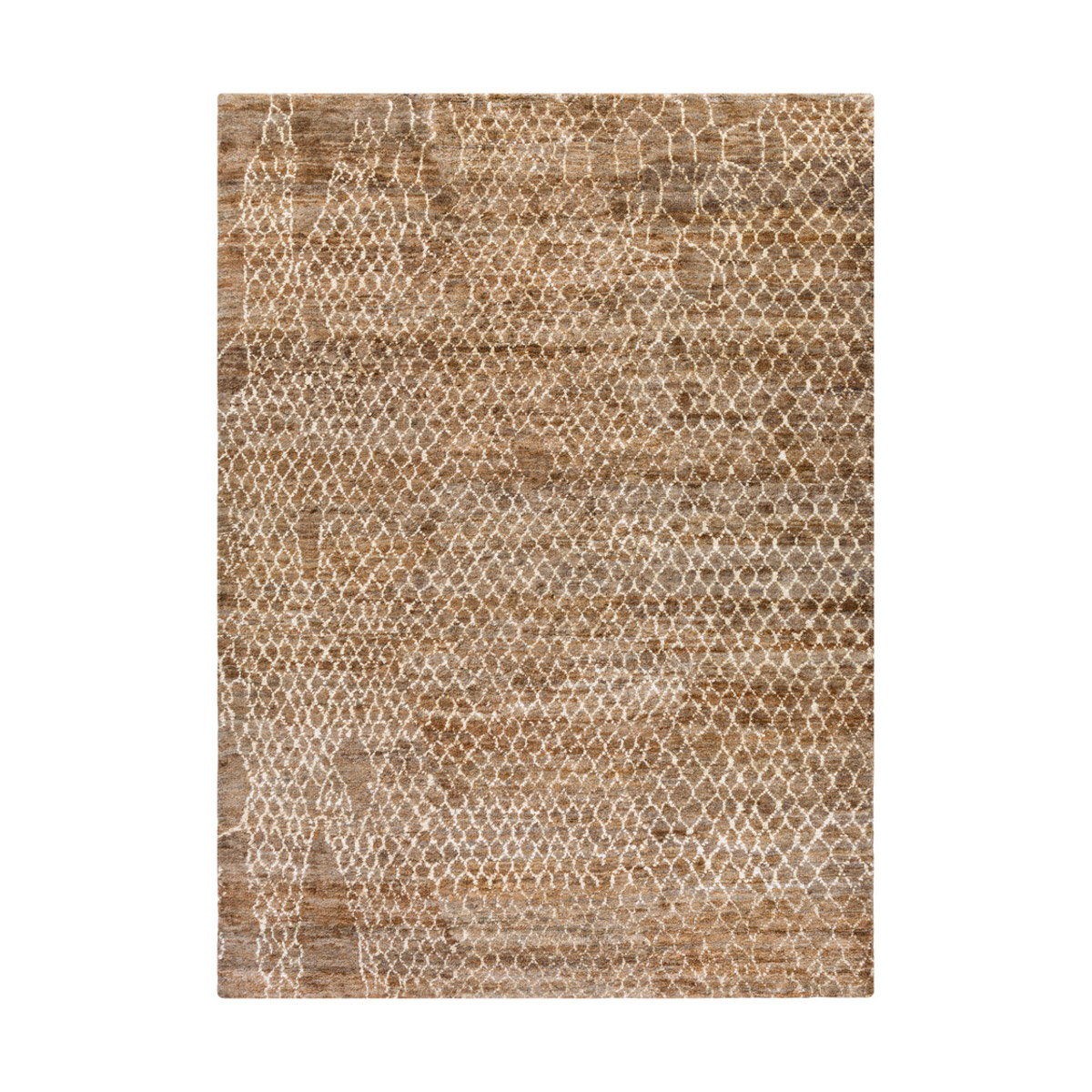Bjorn 132 X 96 inch Brown and Neutral Area Rug, Jute