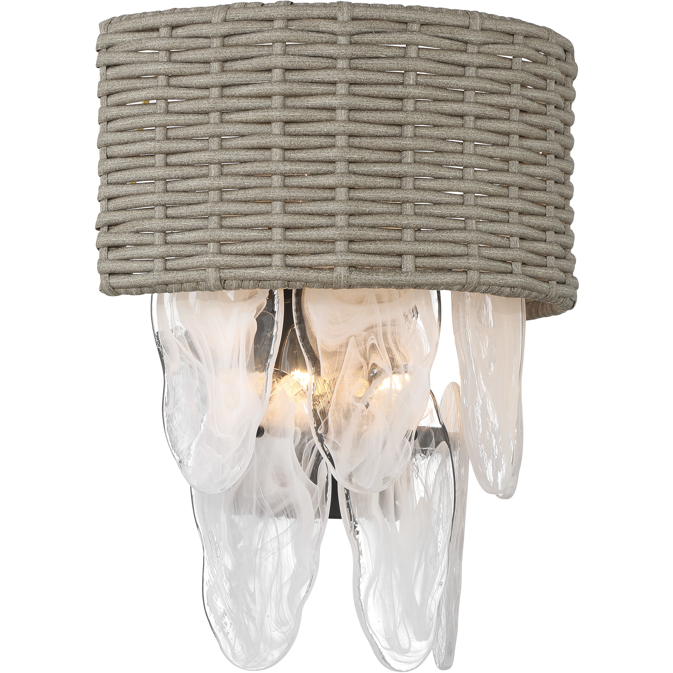 Breakers Isle 4 Light 16.38 inch Coal Wall Sconce Wall Light