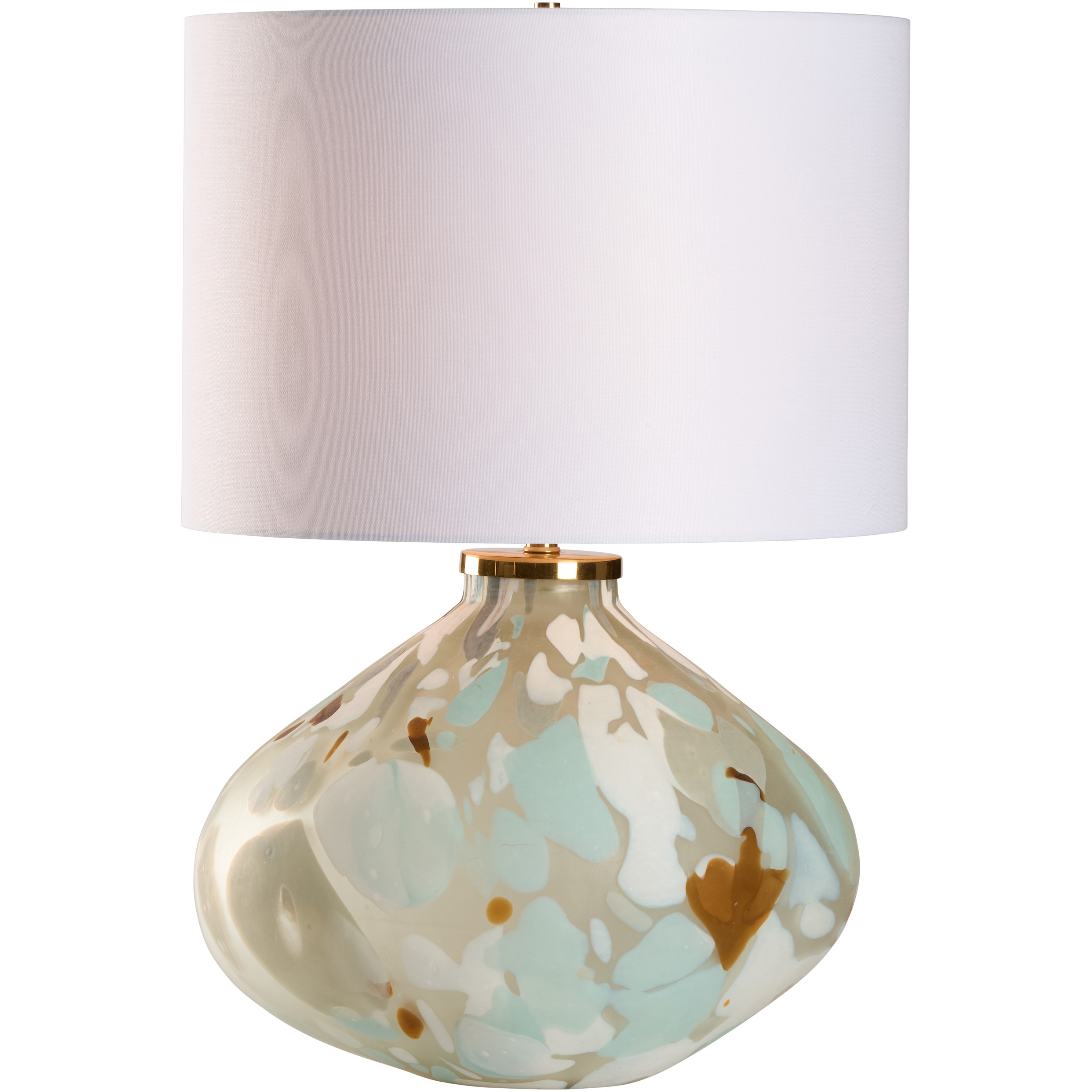 Finnegan 18 inch 100.00 watt Black and White/Cream Table Lamp Portable Light