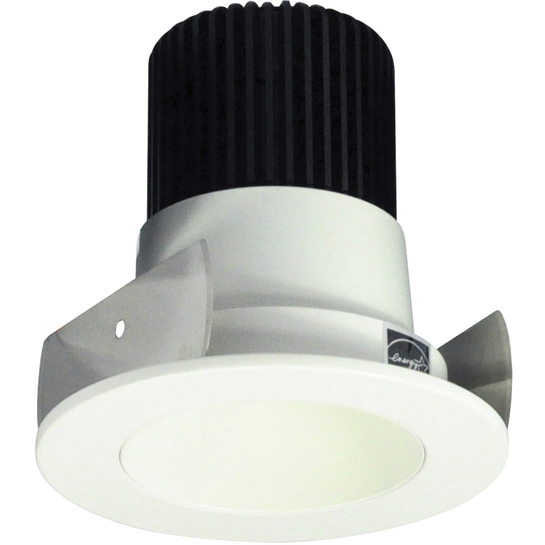 Iolite Matte Powder White Recessed Light in 3000K, 1000, Round Deep Cone Reflector