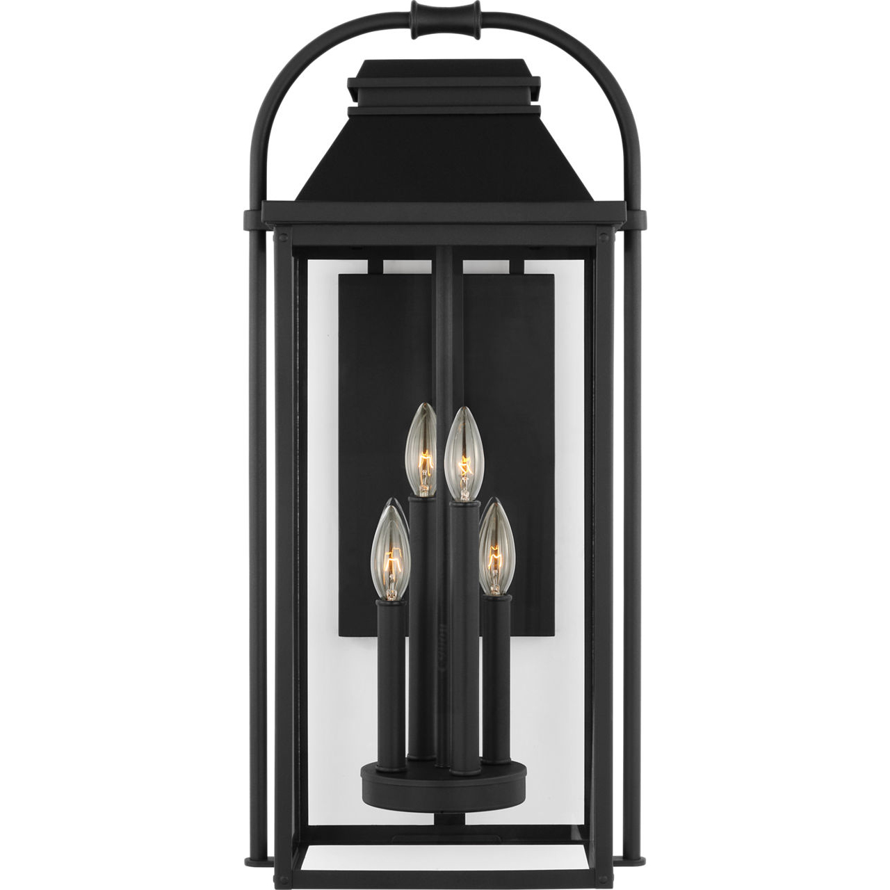 Sean Lavin Wellsworth 4 Light 26.88 inch Textured Black Outdoor Wall Lantern