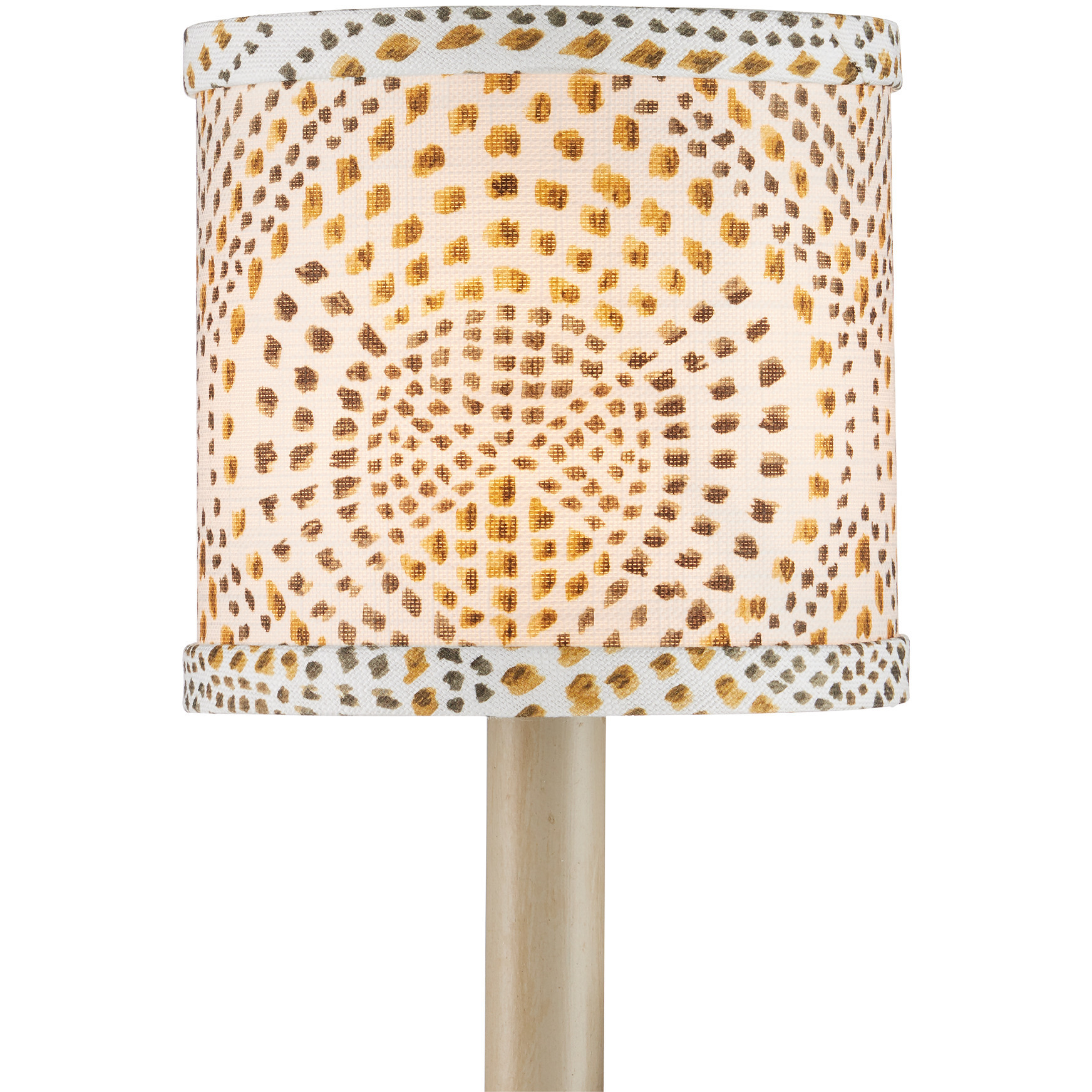 Lenore Gold and Brown and Ivory 5 inch Chandelier Shade