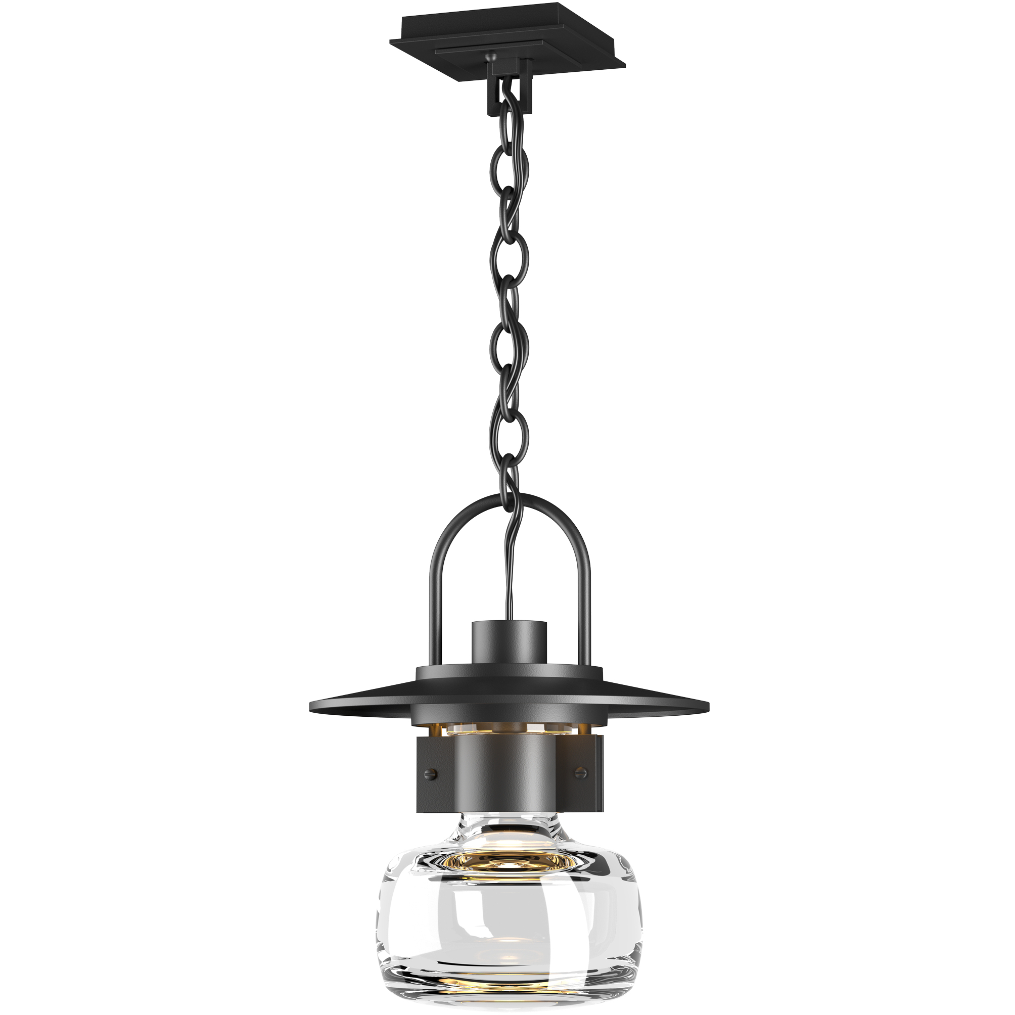 Mason 1 Light 11.3 inch Coastal Black Outdoor Ceiling Fixture, Large
