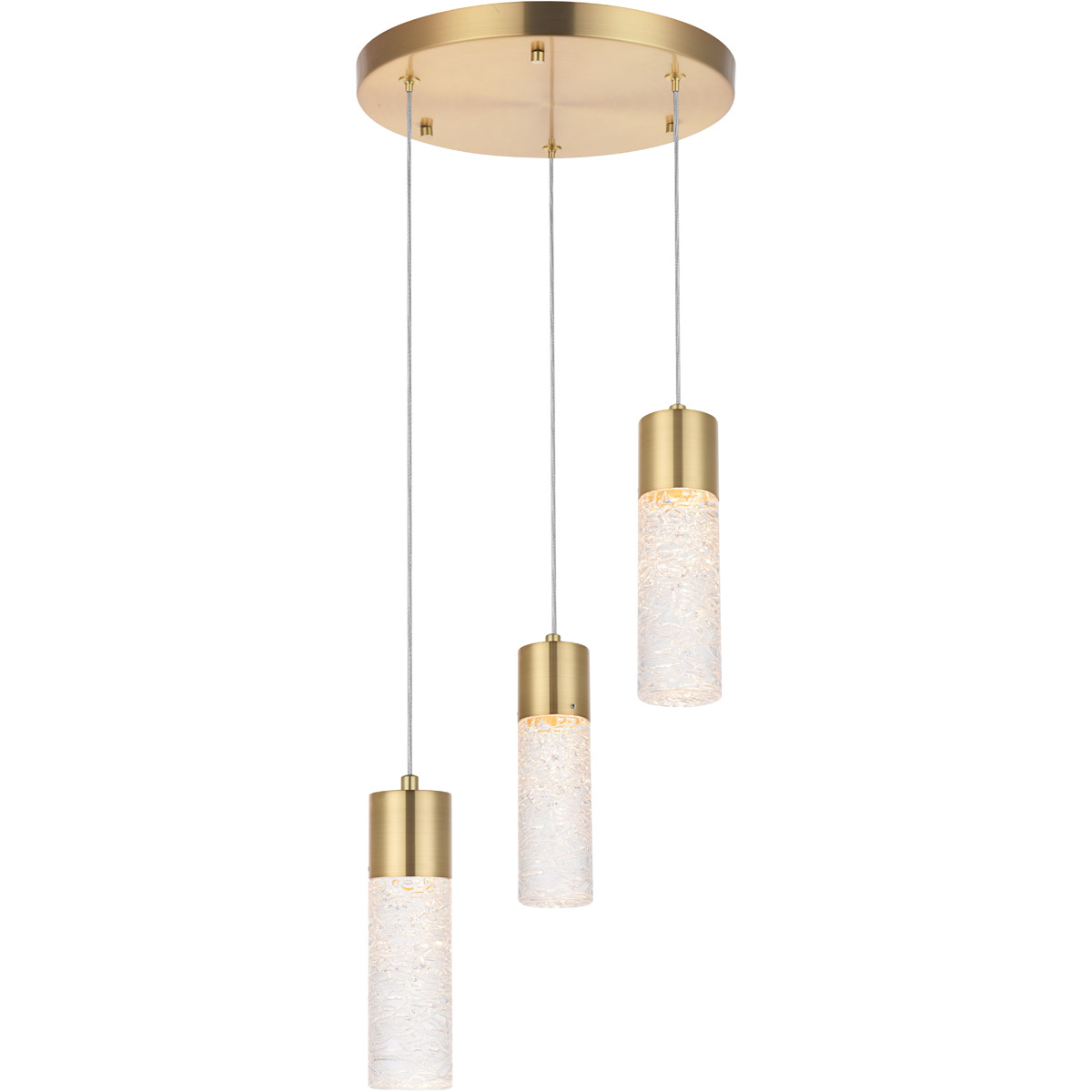 Constellation LED 11.8 inch Gold Pendant Ceiling Light