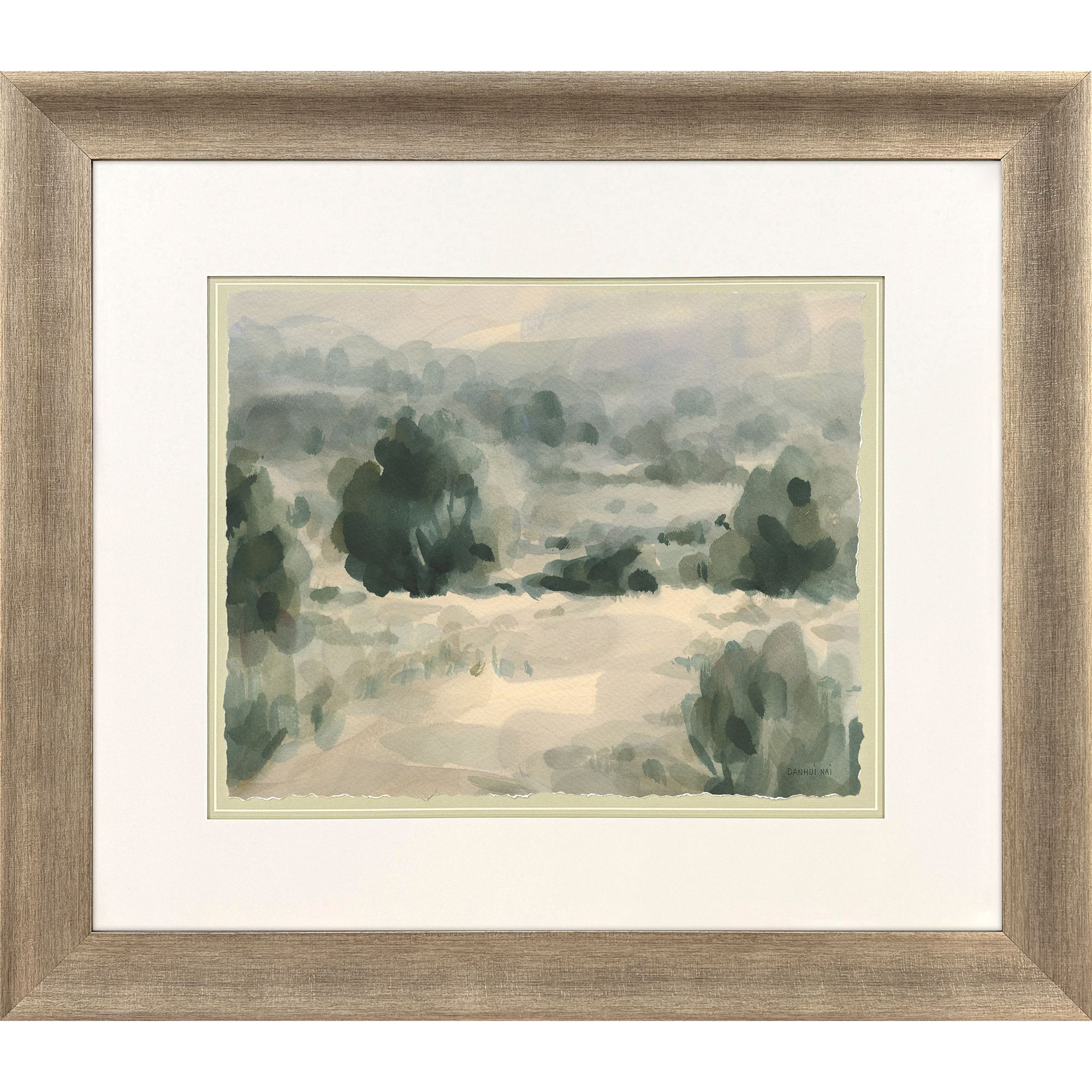 Tranquil Trails I Green and Yellow Framed Art, Propac