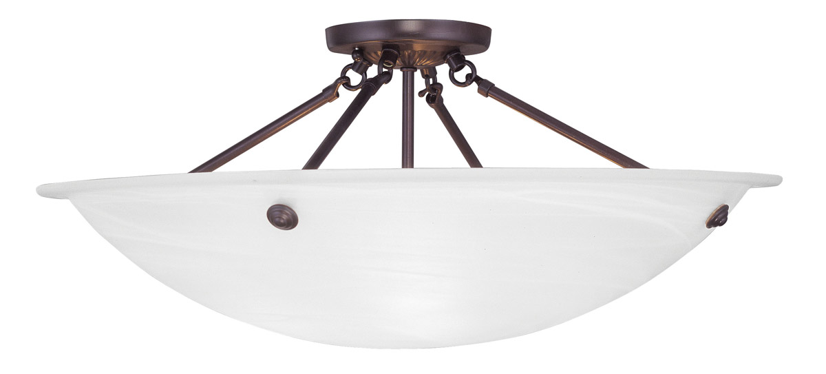 Livex Lighting 4275-07 Oasis 4 Light 24 inch Bronze Semi