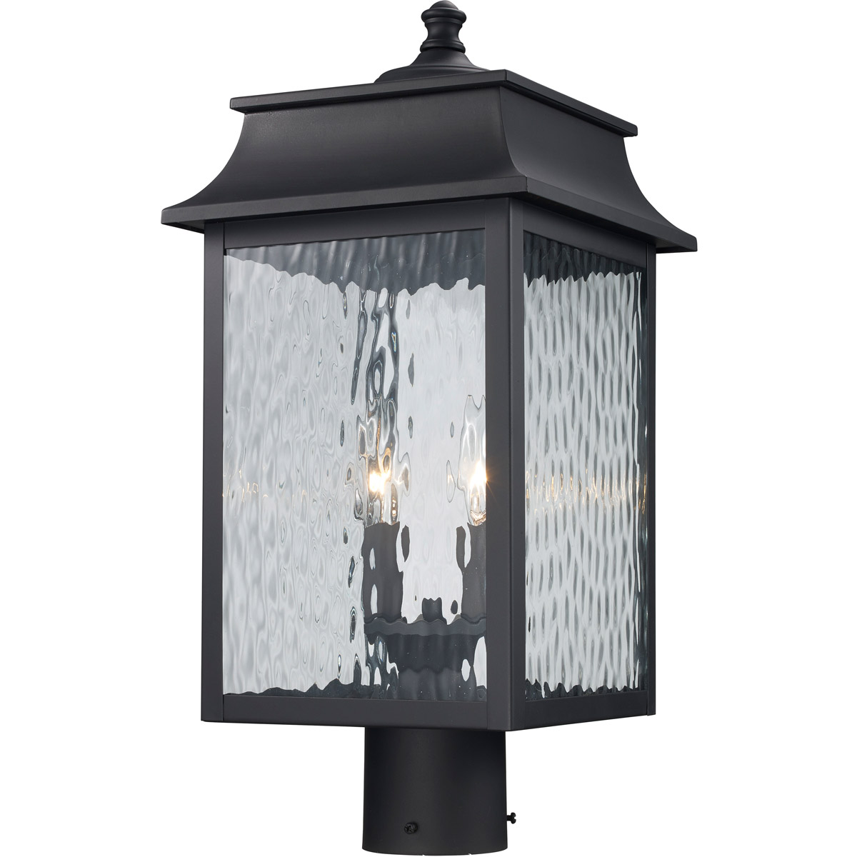 Heirloom 2 Light 19 inch Black Outdoor Postmount