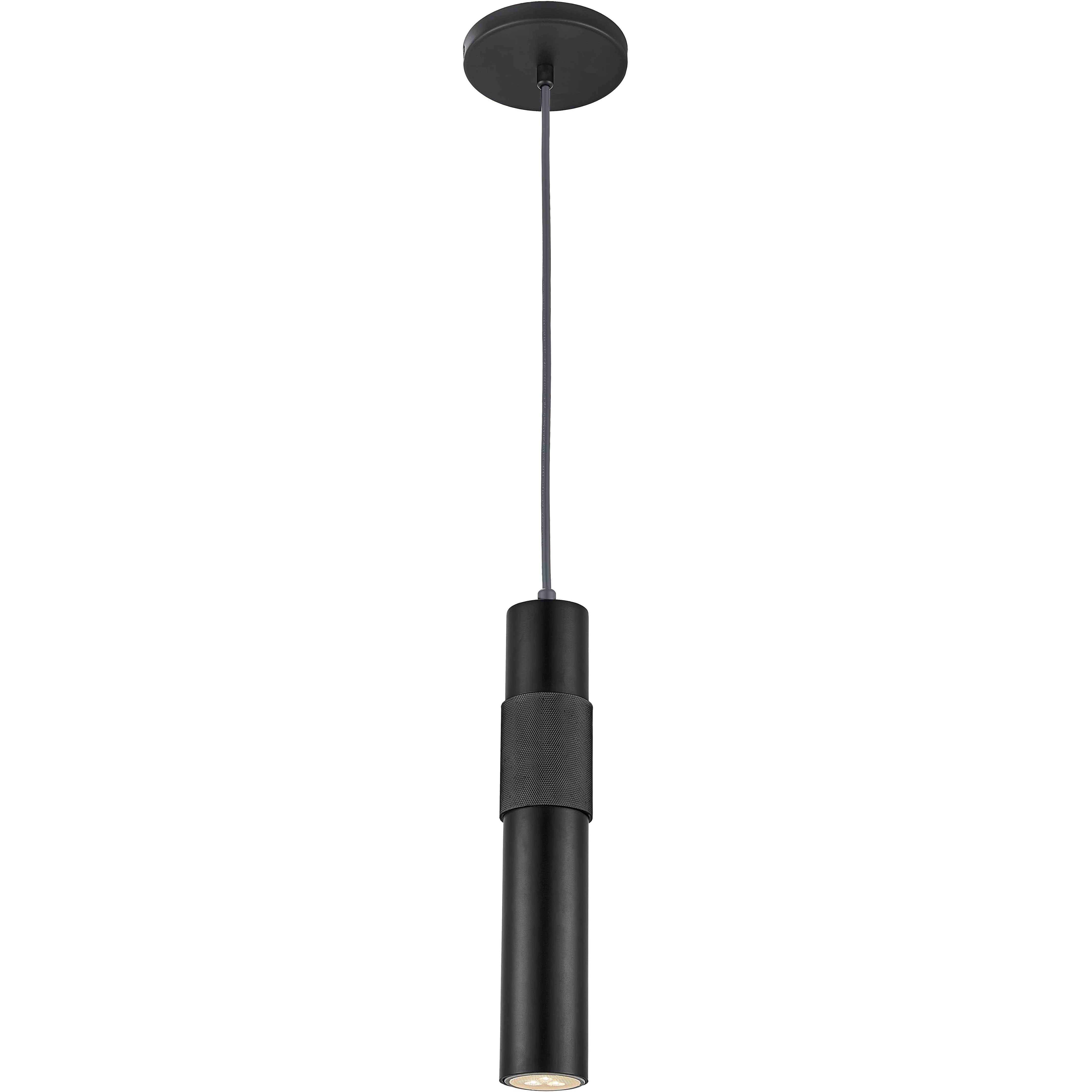 Passwell 1 Light 2.25 inch Matte Black Pendant Ceiling Light