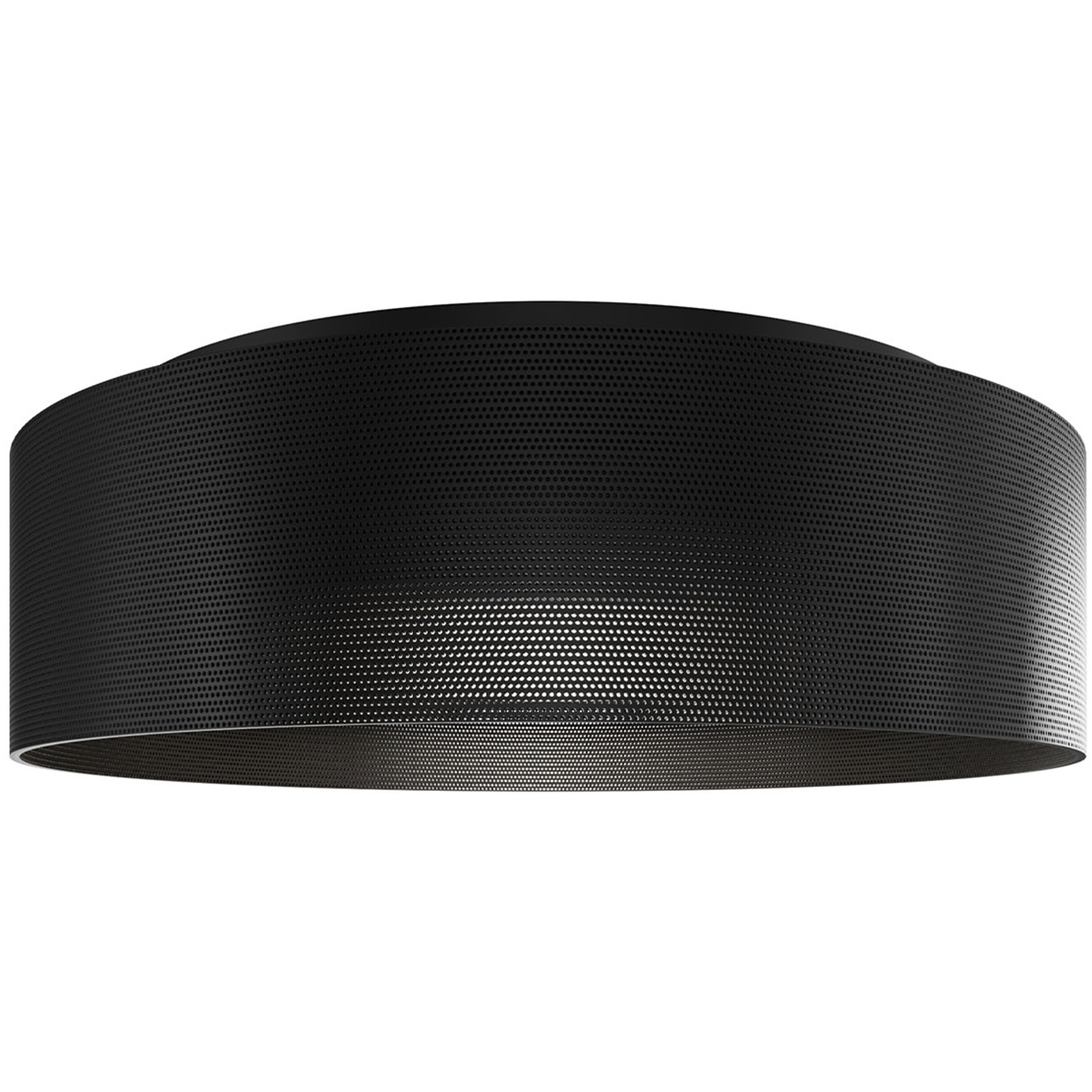 Grille LED 18 inch Black Flush Mount Ceiling Light in 2700K, dweLED