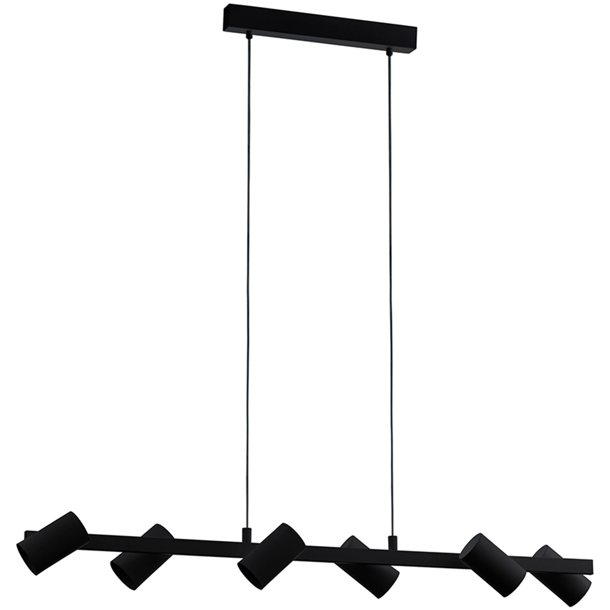 Gatuela LED 45.67 inch Black Linear Pendant Ceiling Light