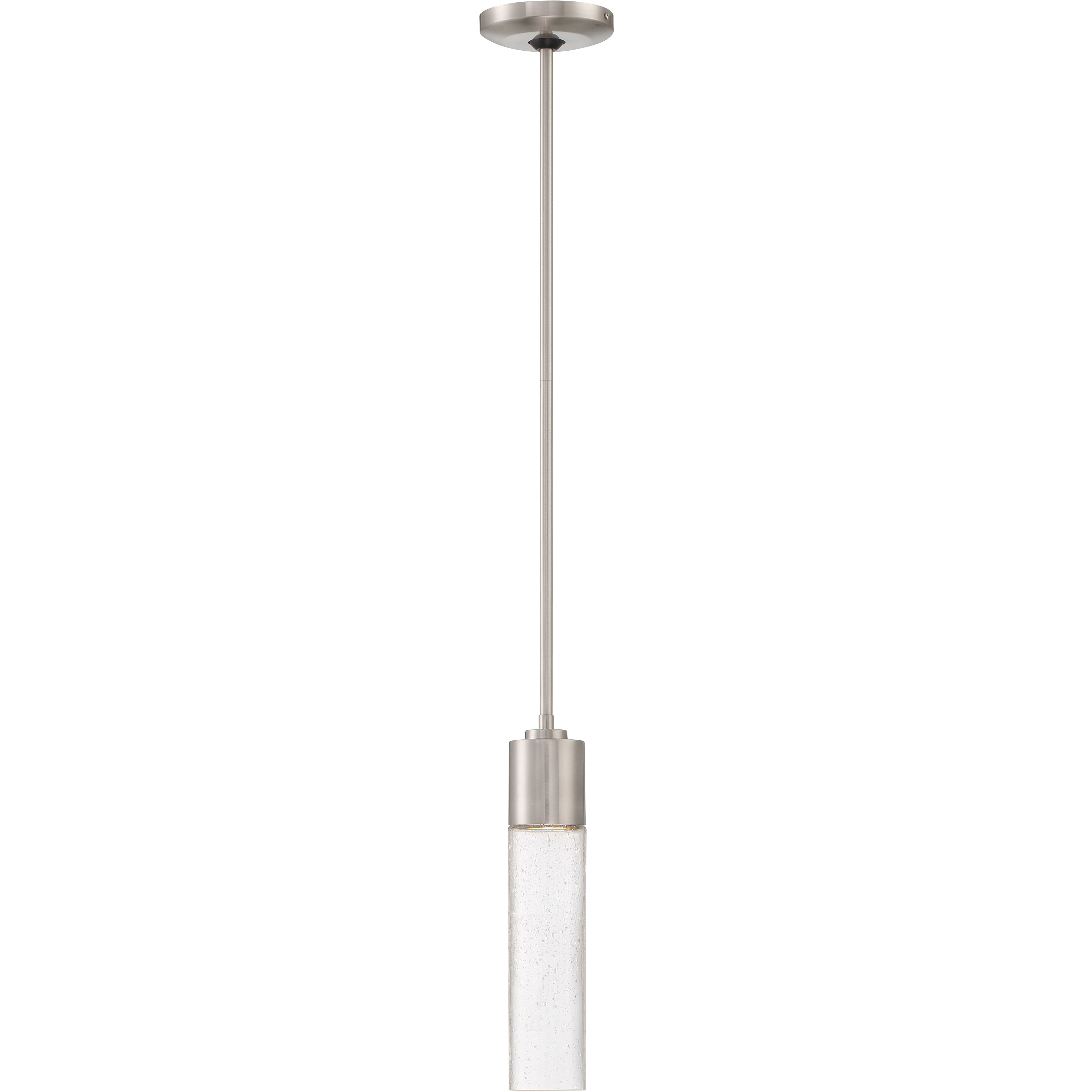 Light Rain LED 4.88 inch Brushed Nickel Mini Pendant Ceiling Light