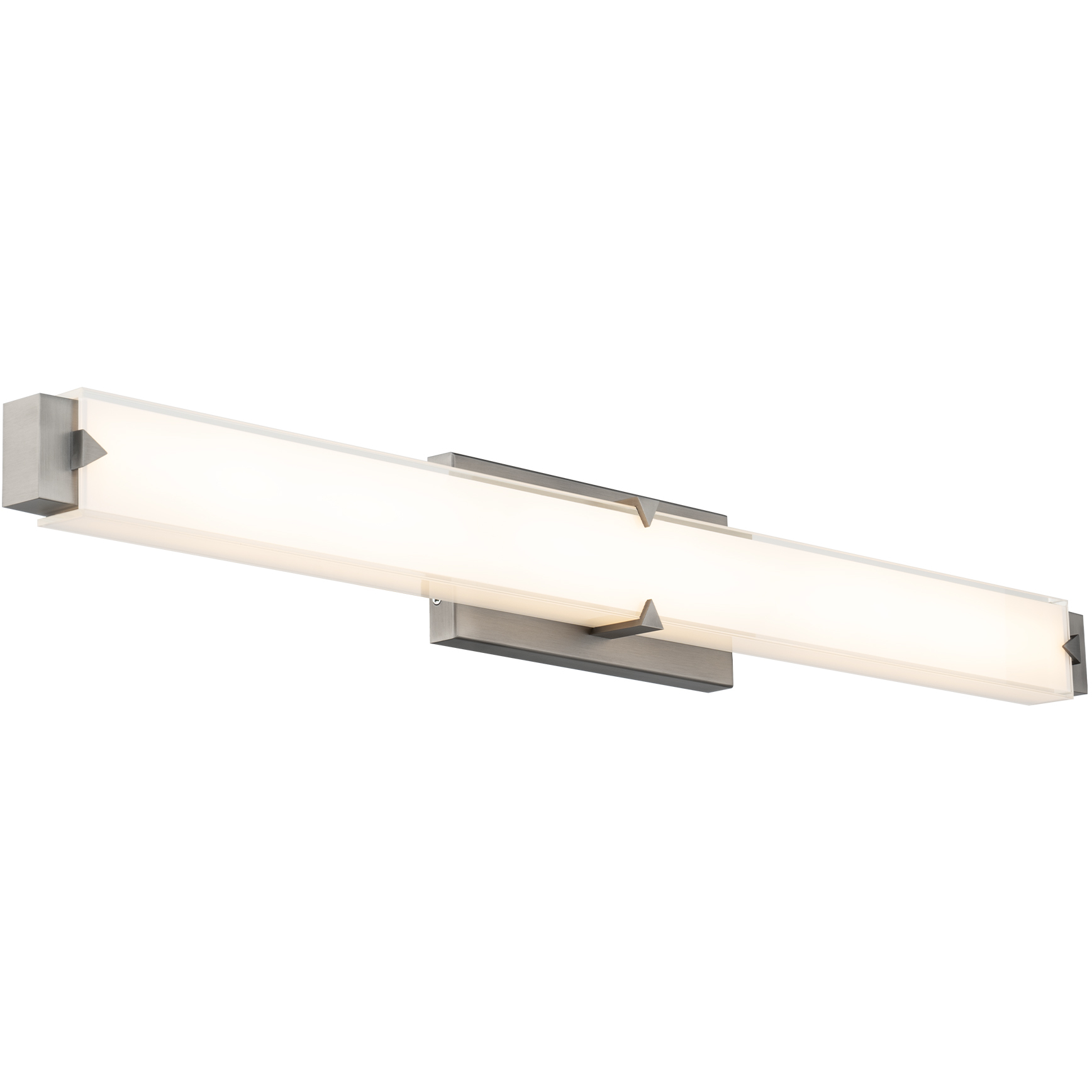 Carlisle LED 2.5 inch Brushed Nickel ADA Indoor Wall Lighting in 3000K