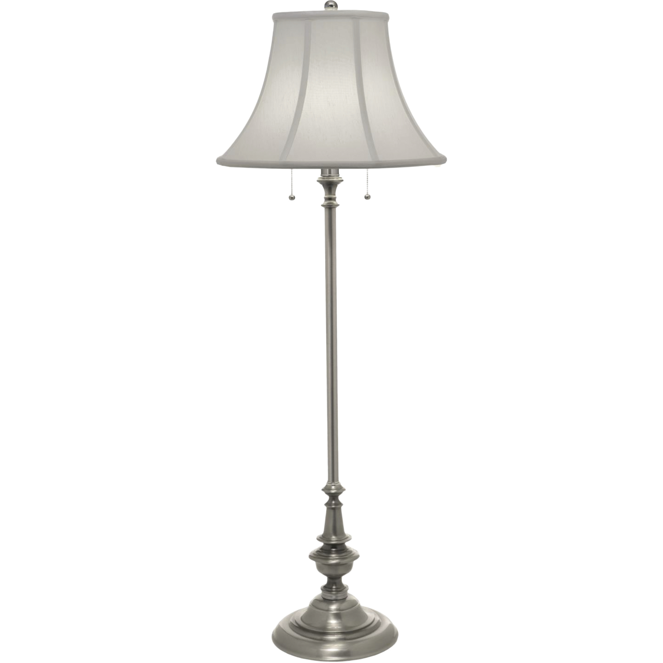 Ellie 60 inch 100 watt Antique Nickel Floor Lamp Portable Light