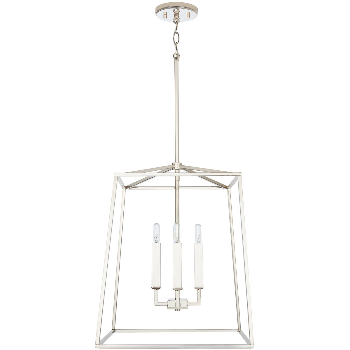 Thea 4 Light 16 inch Polished Nickel Foyer Ceiling Light