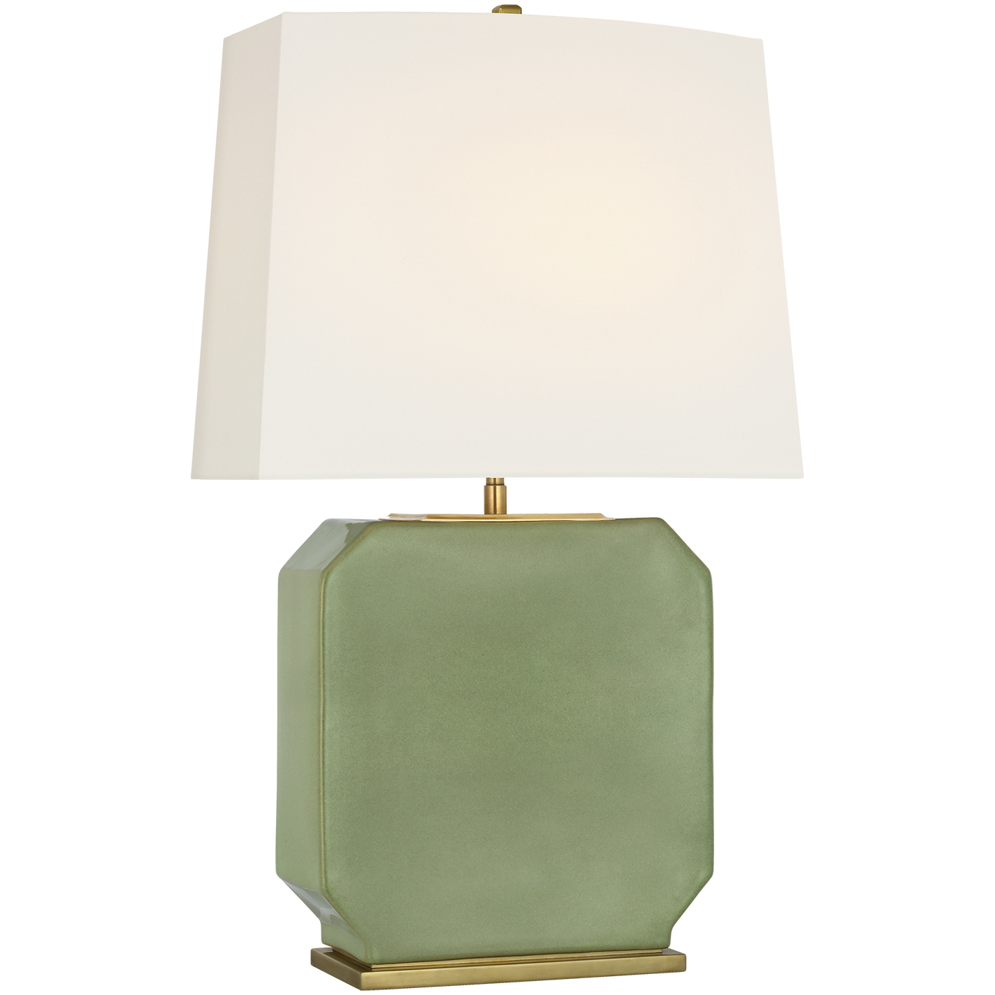 Thomas O'Brien Monique 25.75 inch 15 watt Silk Green Table Lamp Portable Light