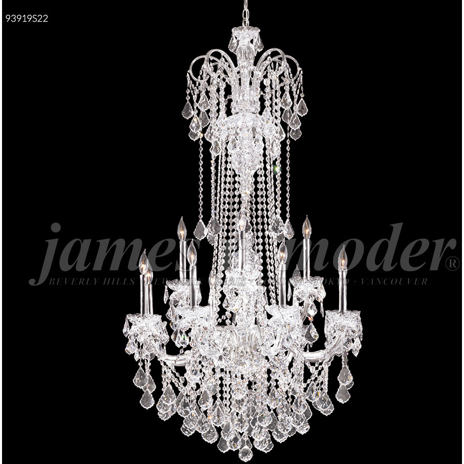 Maria Elena 18 Light 38 inch Silver Entry Chandelier Ceiling Light