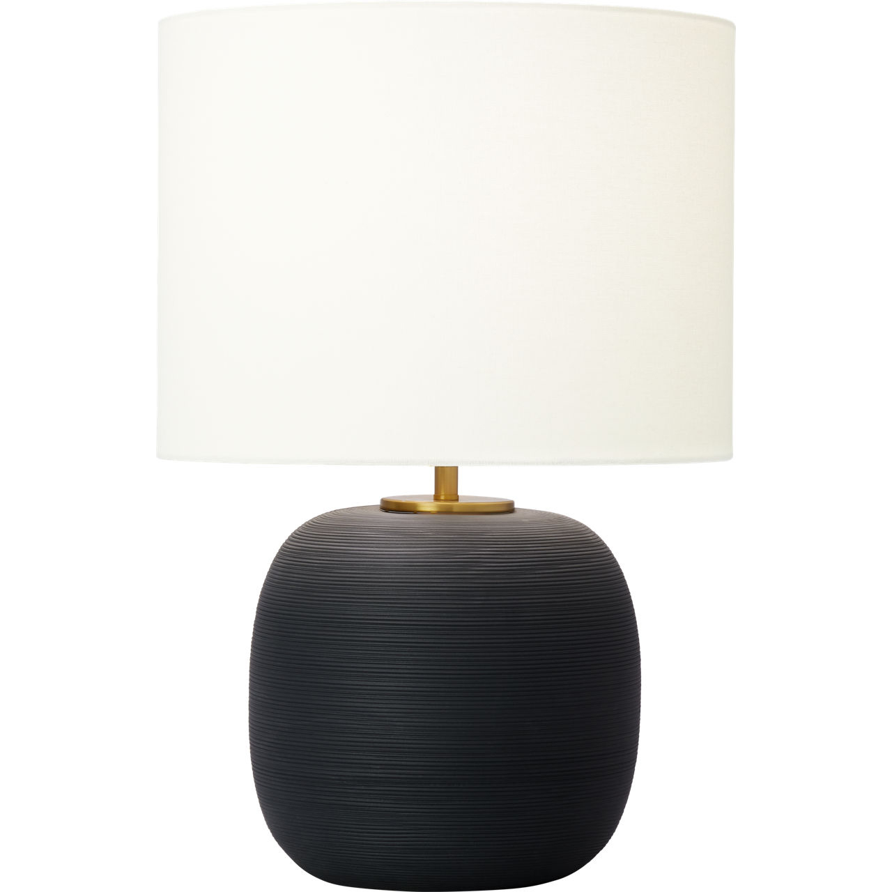 Hable Fanny 22.63 inch 9 watt Rough Black Ceramic Table Lamp Portable Light