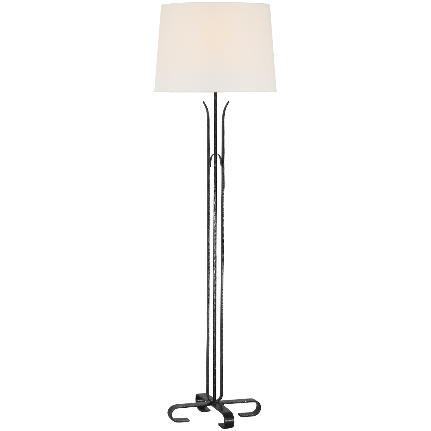 AERIN Olivette 62.75 inch 15 watt Aged Iron Forged Floor Lamp Portable Light