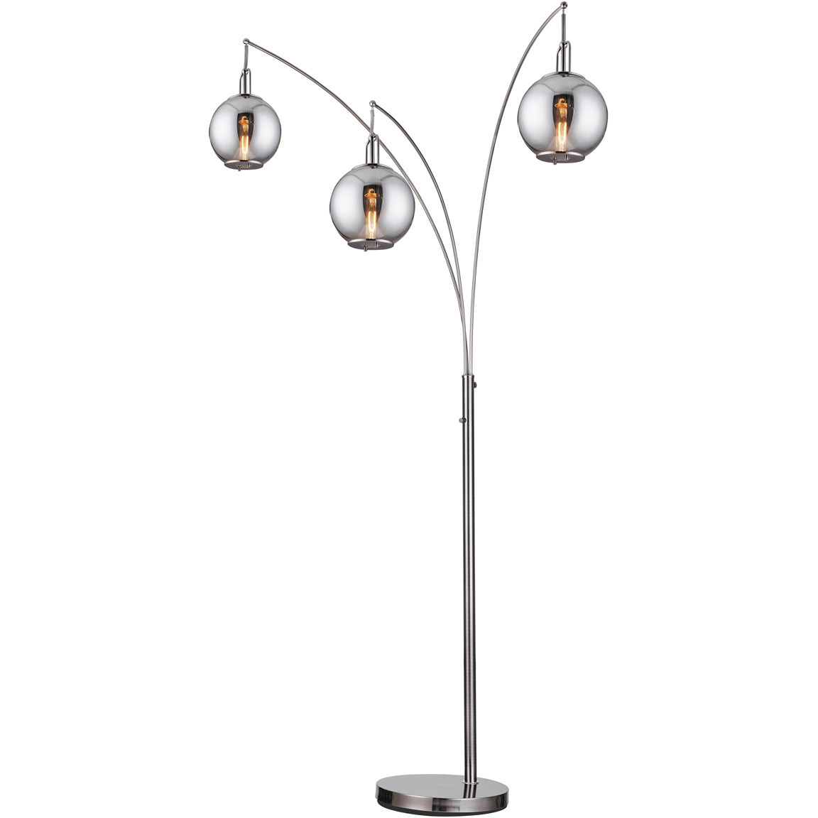 Kaira 89 inch 40.00 watt Gun Metal Arc Lamps Portable Light