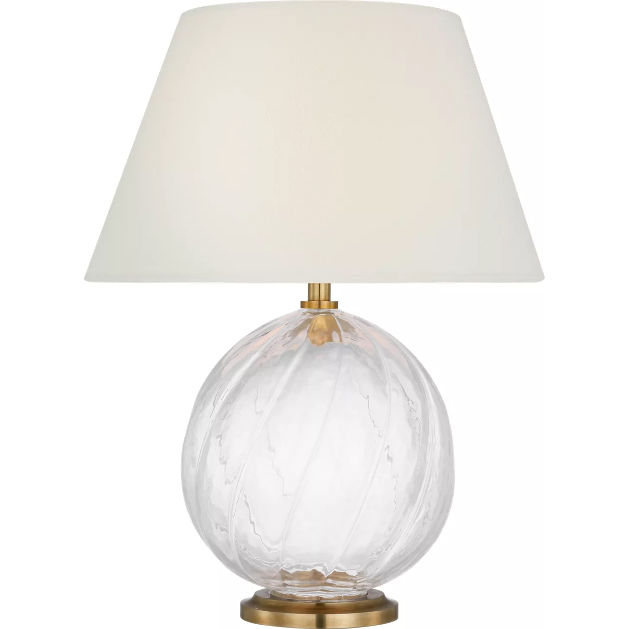 Julie Neill Talia 13 inch 2 watt Clear Glass Cordless Accent Lamp Portable Light