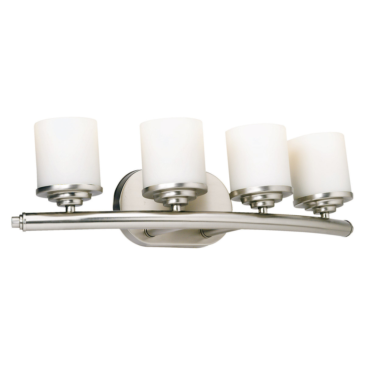 Signature 4 Light 24 inch Brushed Nickel Vanity Light Wall Light