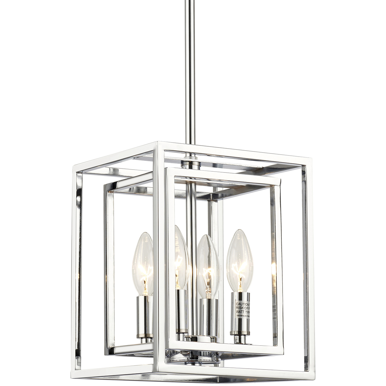 Kai Pendant Ceiling Light in Polished Chrome