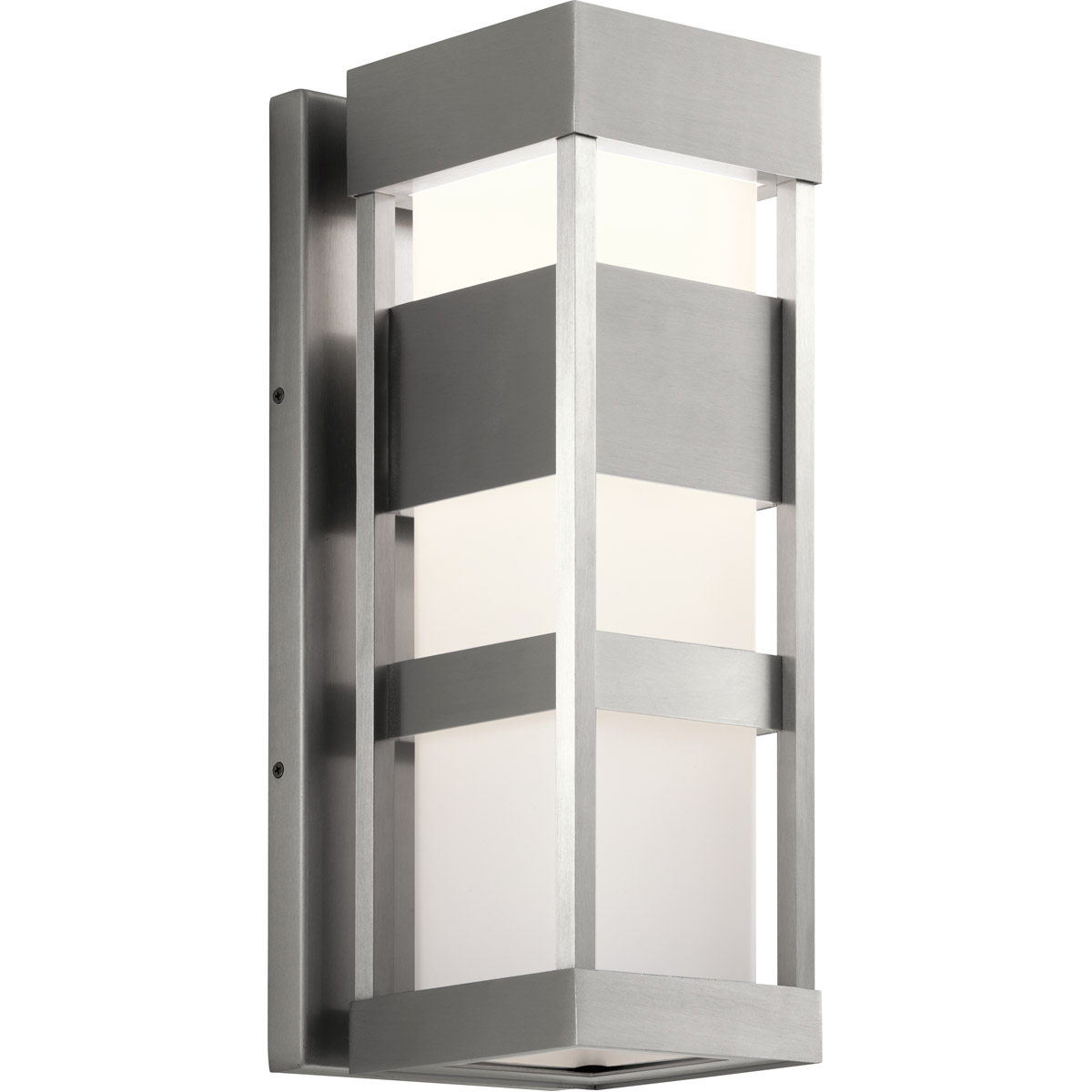 Ryler LED 19 inch Brushed Aluminum Outdoor Wall, Medium