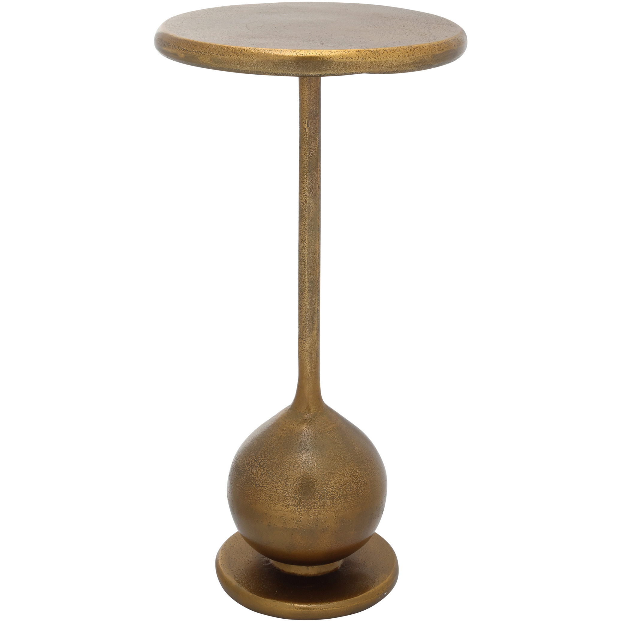 Carillon 24.5 X 12 inch Antique Brass Accent Table