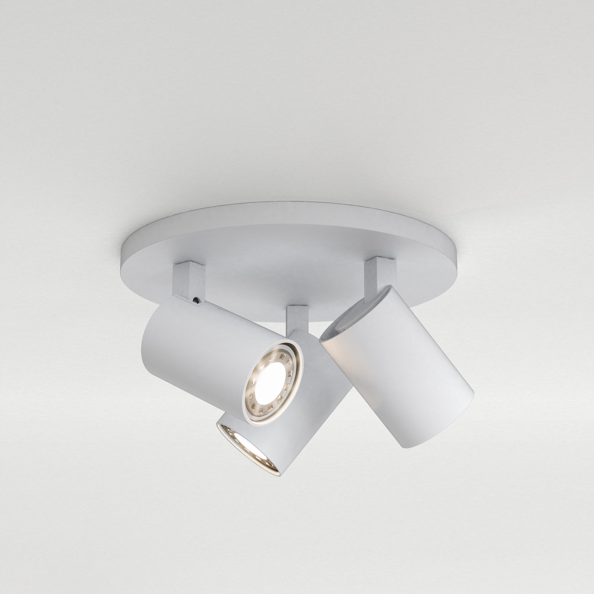 Ascoli Textured White 3 Light Interior Spotlight