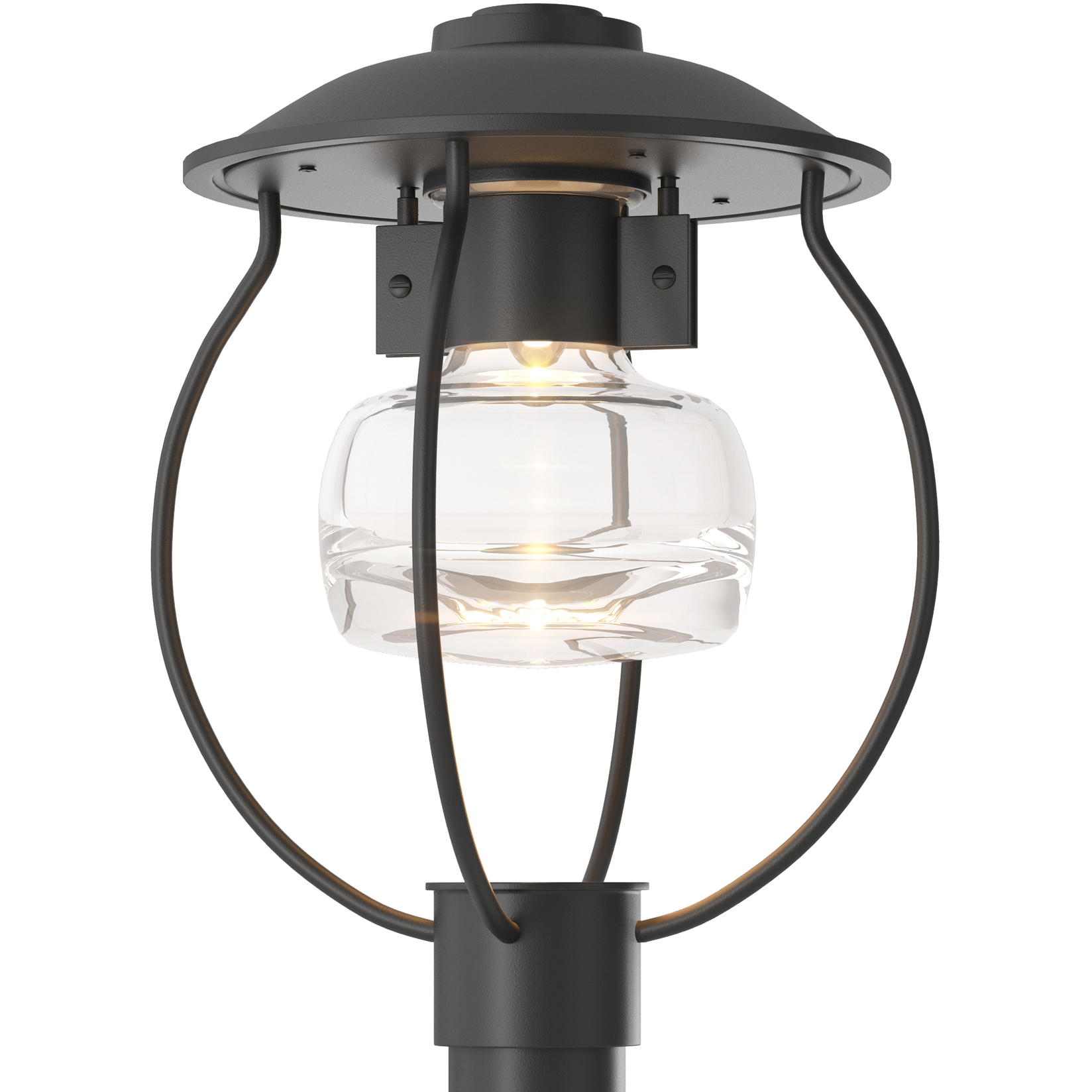 Mason 1 Light 17 inch Coastal Black Outdoor Post Light