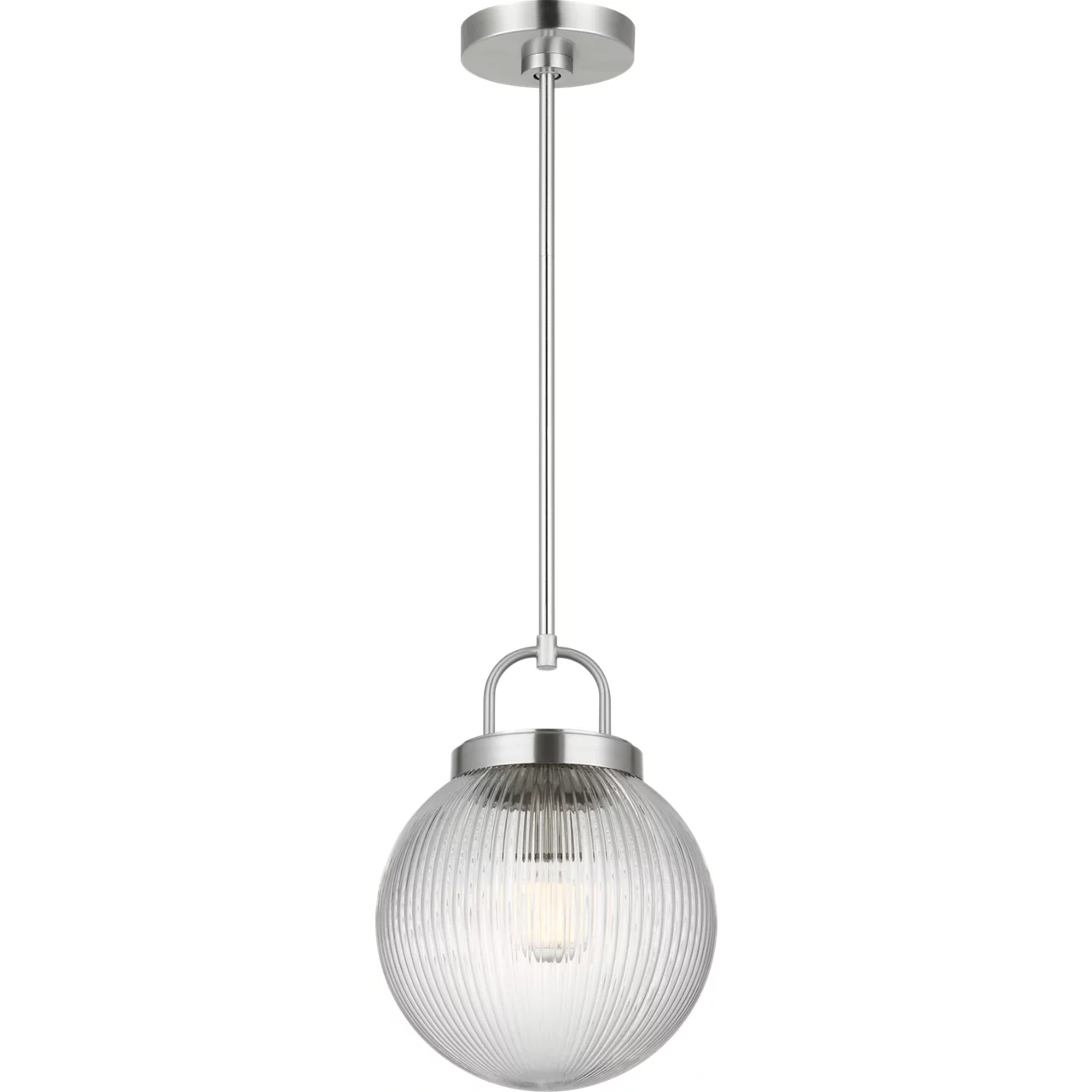 Drew & Jonathan Preston 1 Light 10 inch Brushed Nickel Pendant Ceiling Light