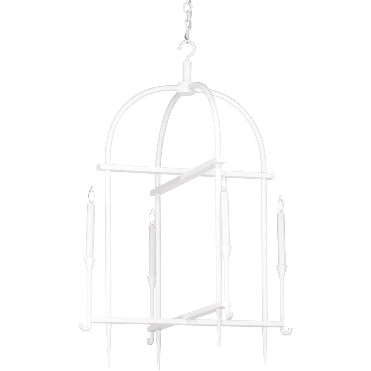 Claire Bryson 4 Light 25.25 inch White Pendant Ceiling Light