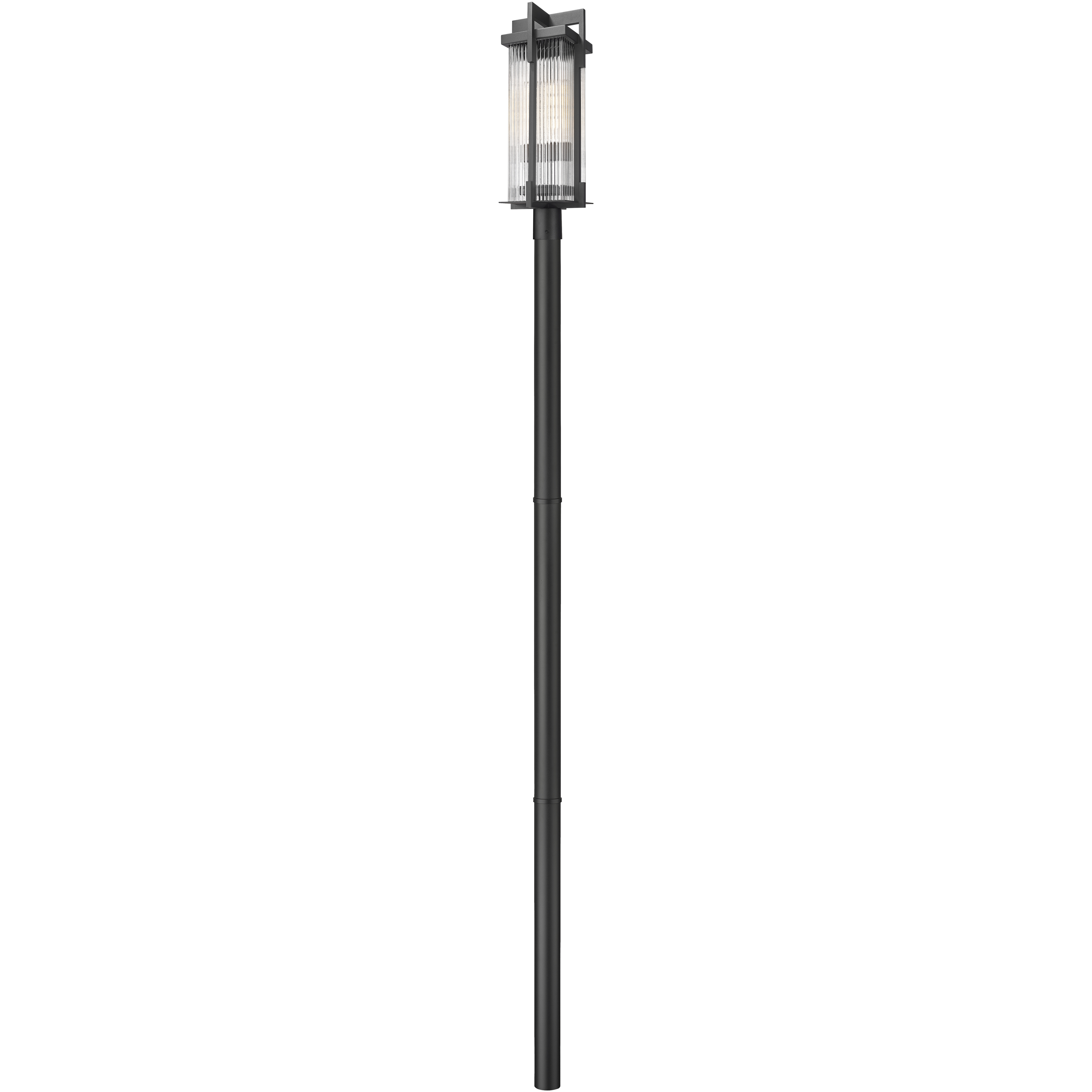 Fortis 2 Light 120 inch Sand Black Outdoor Post Mounted Fixture