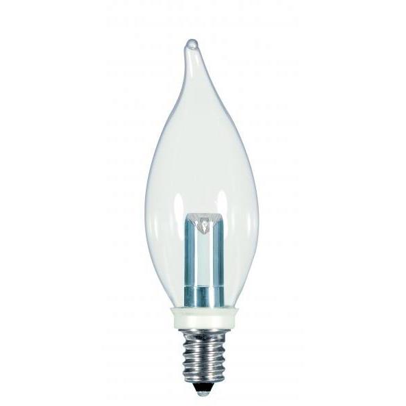 Lumos LED CA8 Candelabra E12 1 watt 120V 2700K Light Bulb