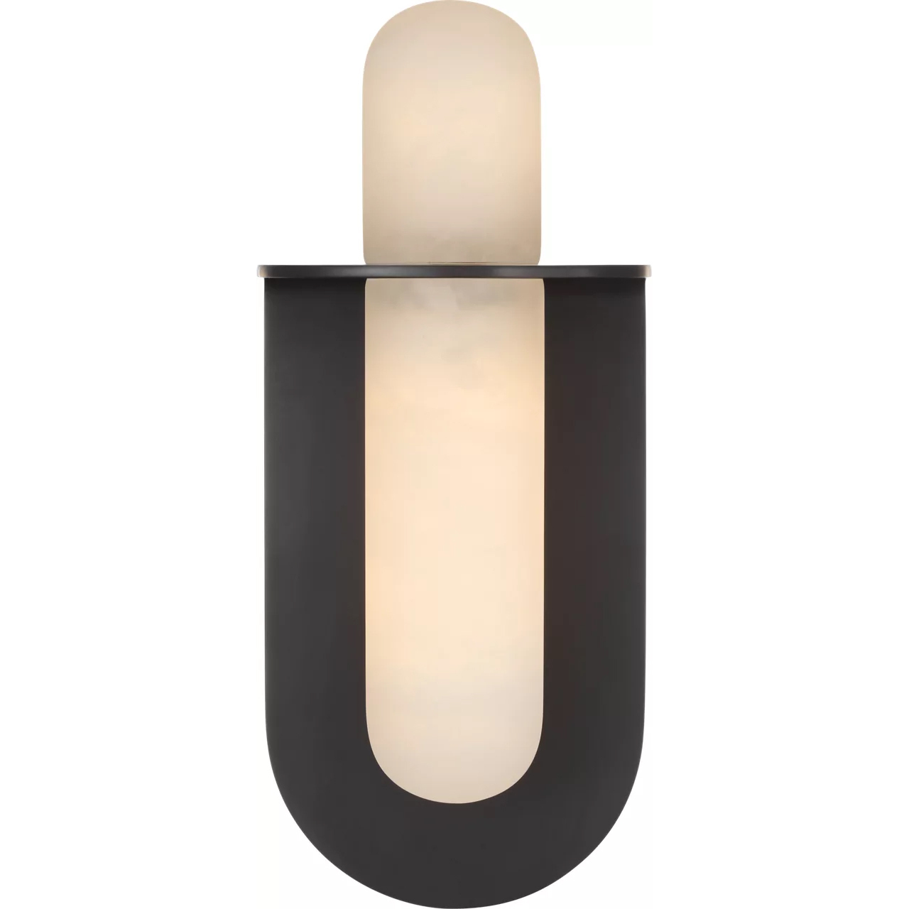 Kelly Wearstler Fosse LED 4.5 inch Bronze Oval Sconce Wall Light