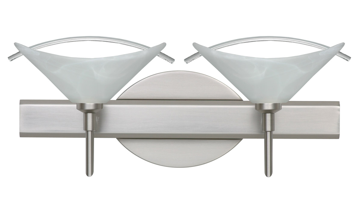 Hoppi LED 15 inch Satin Nickel Vanity Lighting Wall Light