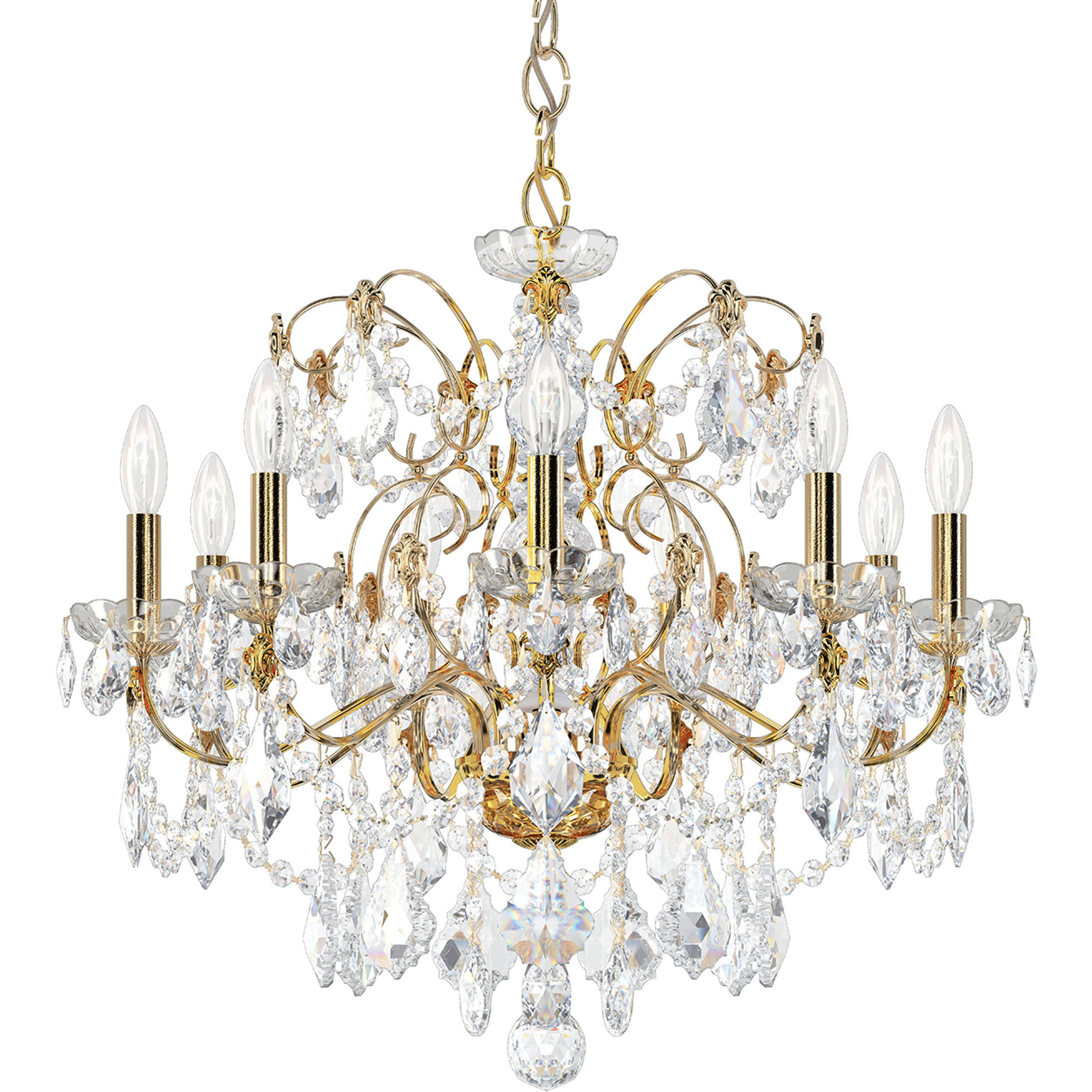 Century 9 Light 26 inch Aurelia Chandelier Ceiling Light