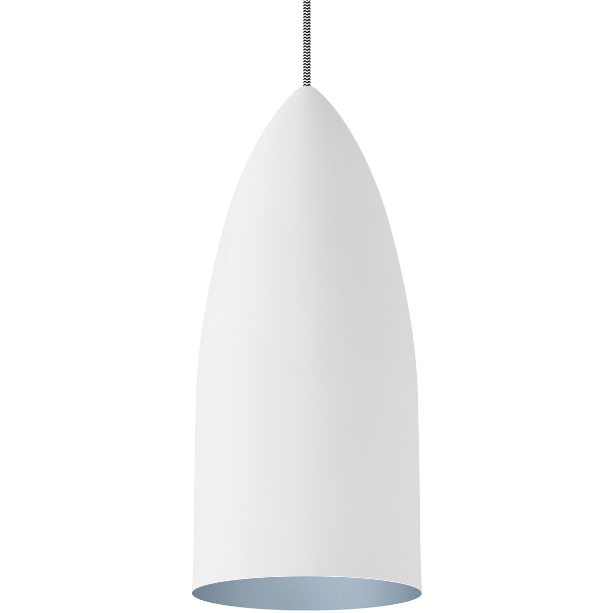 Signal LED 6.1 inch Rubberized White/Blue Pendant Ceiling Light in LED 90 CRI 2700K