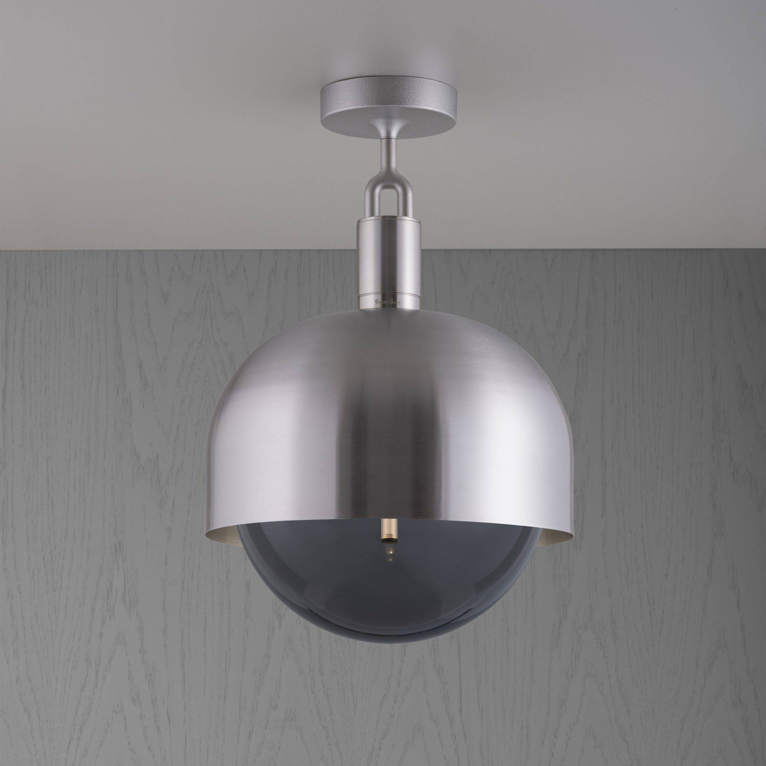 Forked LED 13.39 inch Steel Flush Mount Ceiling Light