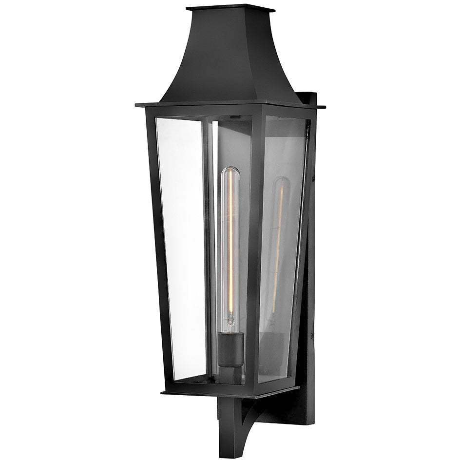 Coastal Elements Georgetown 1 Light 26.75 inch Black Outdoor Wall Mount