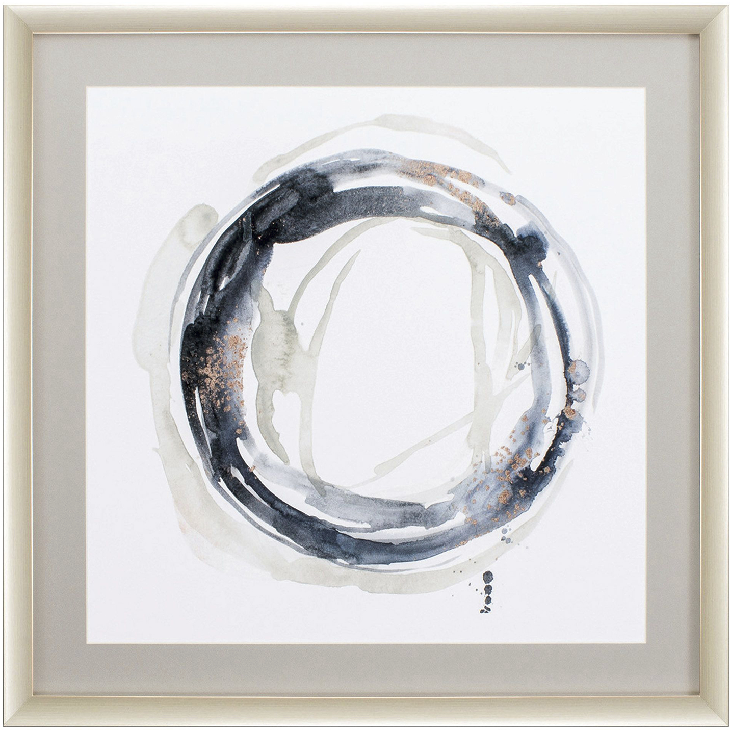 Neutral Revolution Gray and Black and White Framed Art, Propac