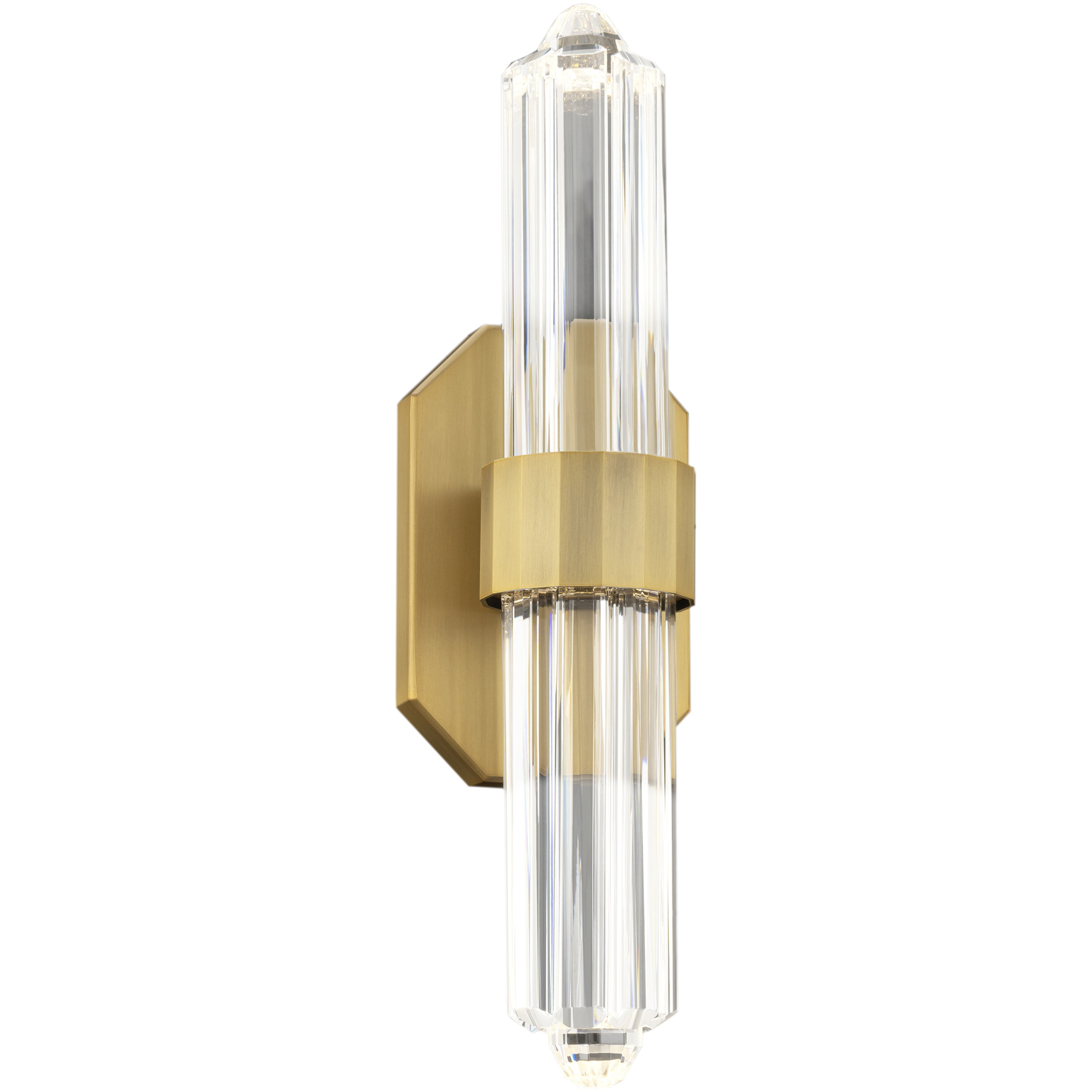 Beyond Silo LED 4 inch Aged Brass ADA Wall Sconce Wall Light