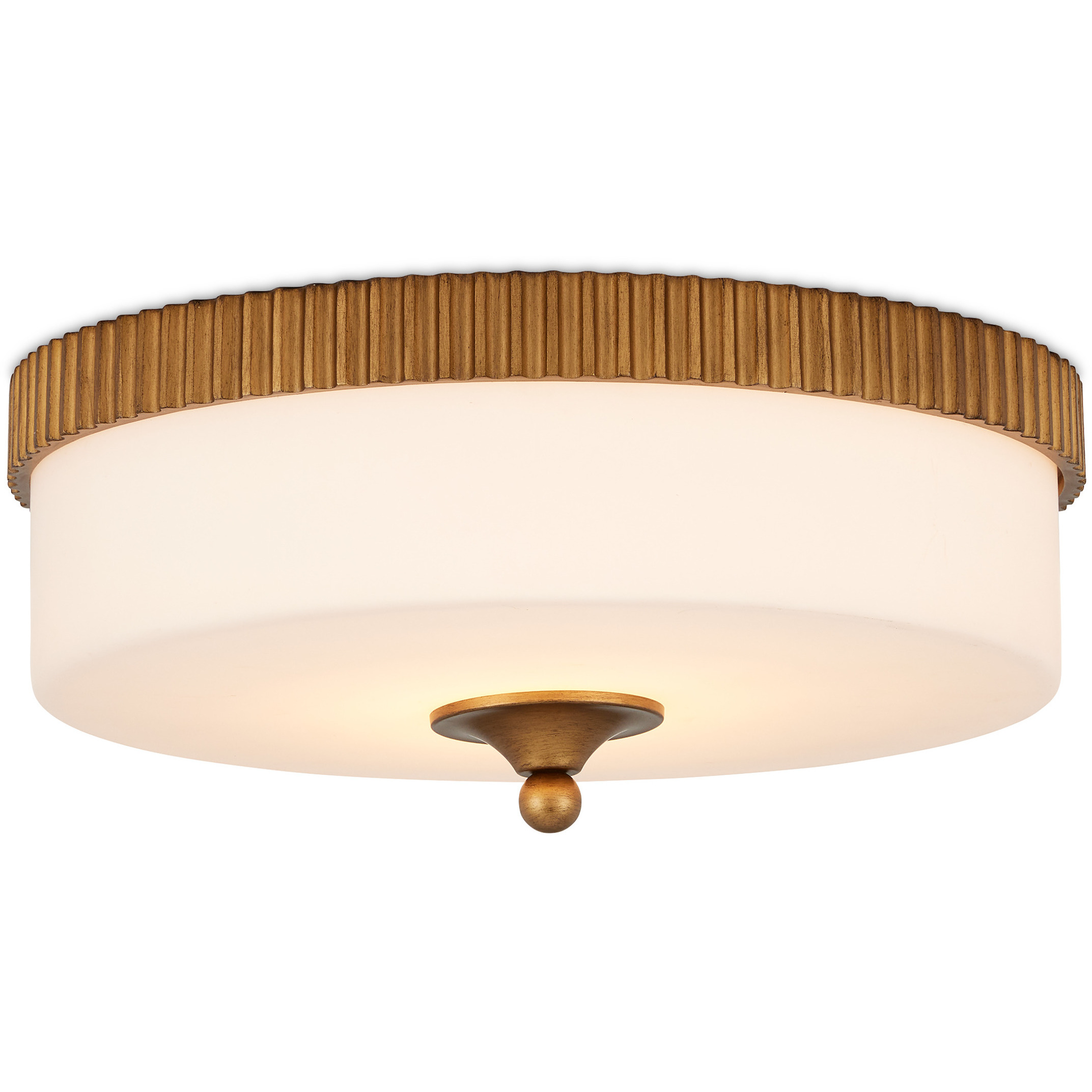 Bryce LED 16.25 inch Gold Flush Mount Ceiling Light, Barry Goralnick Collection