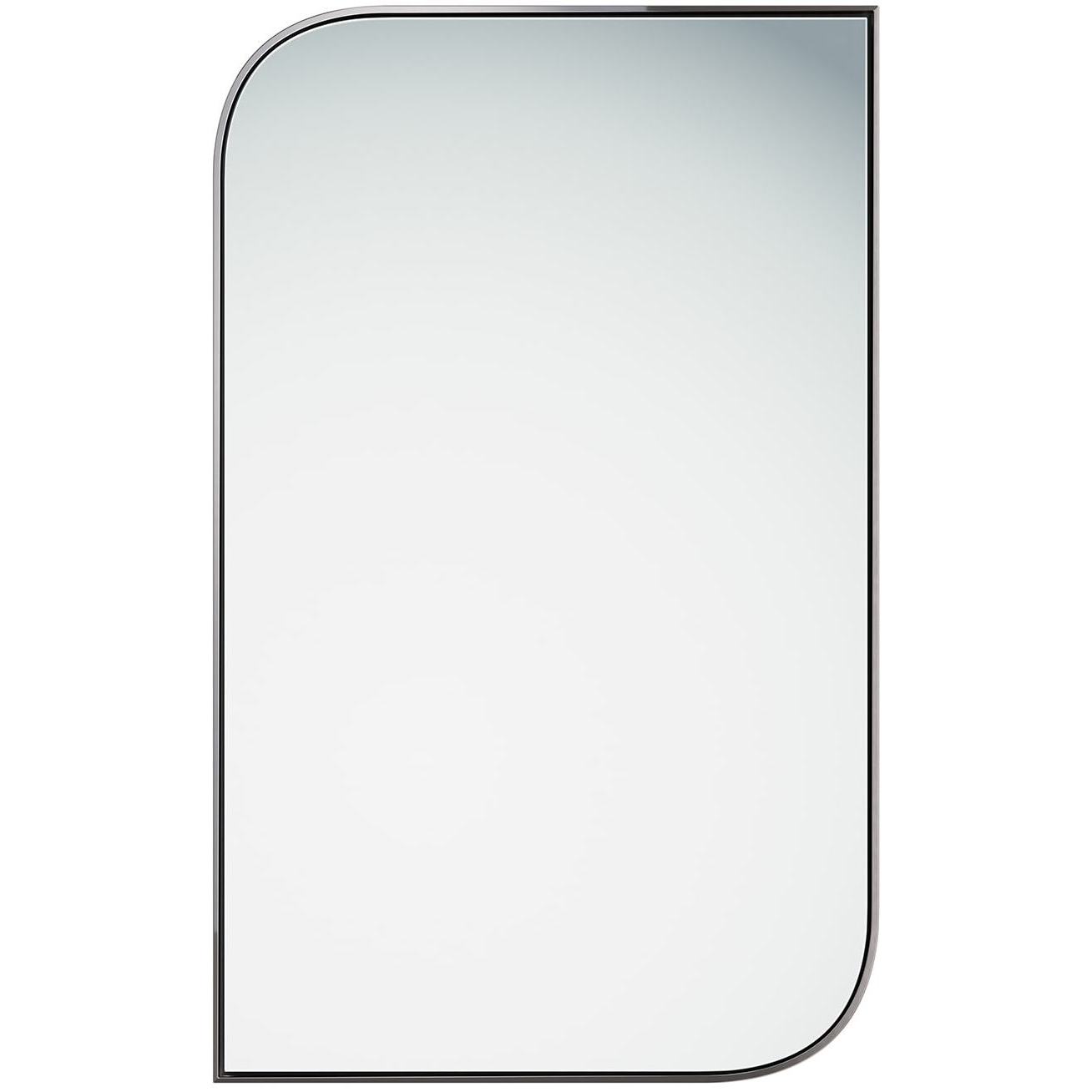 Amara 42 X 26 inch Polished Nickel Mirror