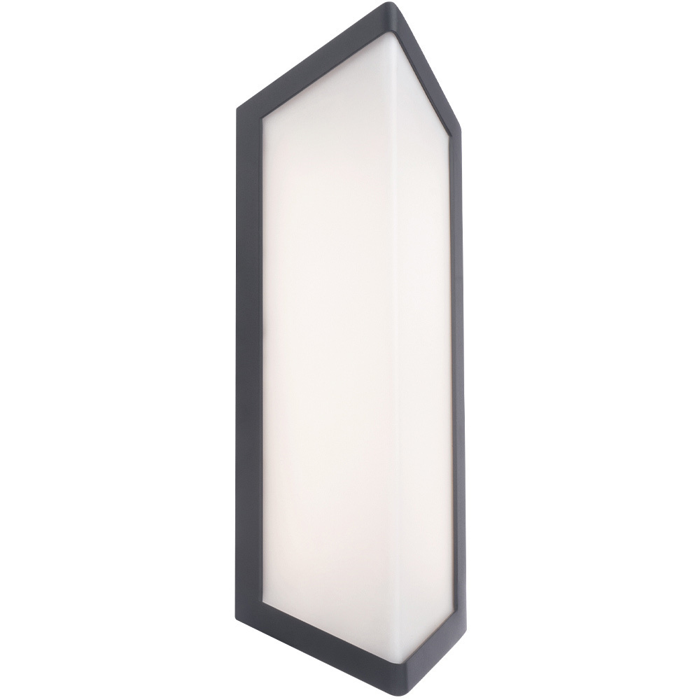 Corte LED 15.38 inch Black Outdoor Wall Light in 3000K, dweLED